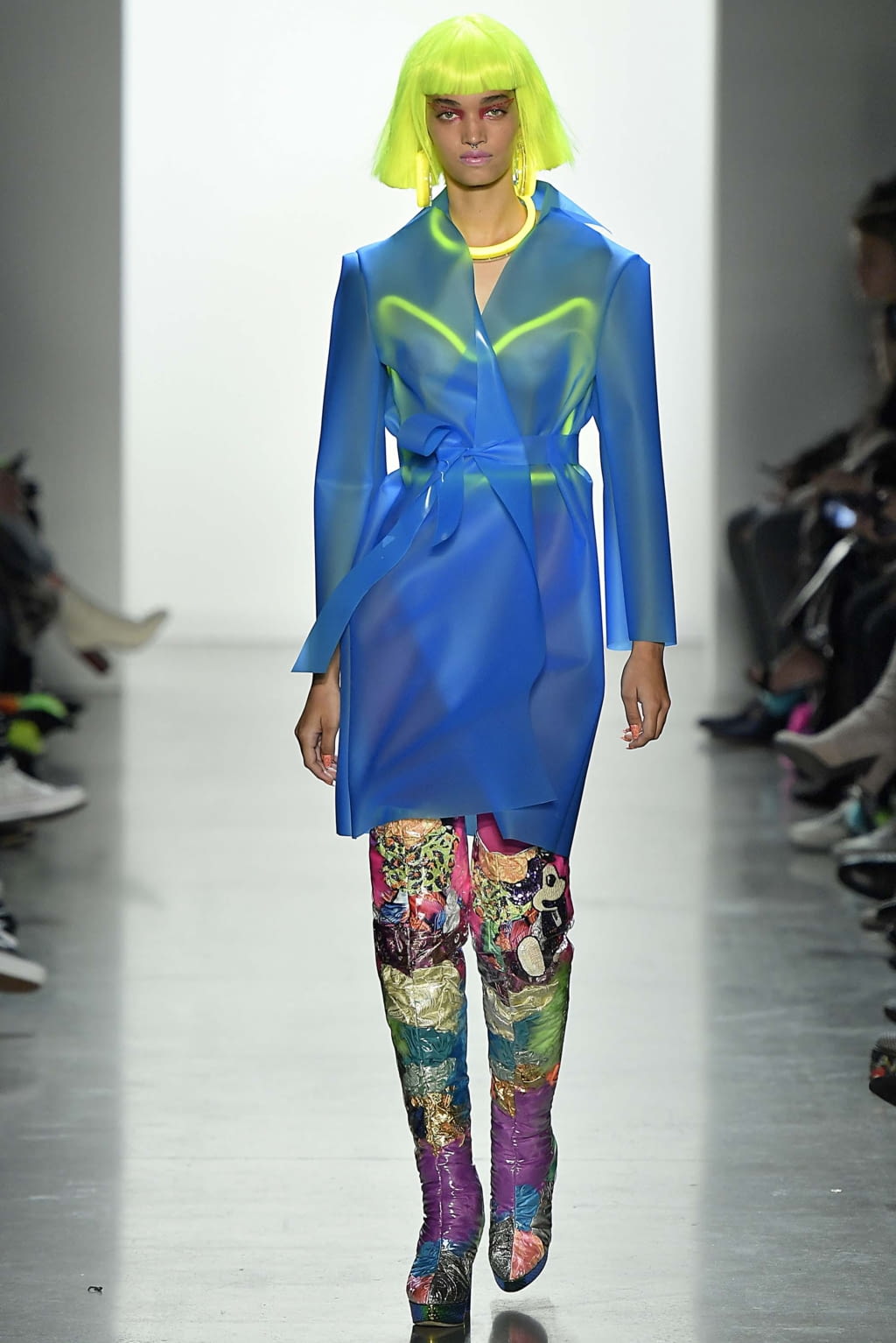Fashion Week New York Fall/Winter 2018 look 59 from the Jeremy Scott collection womenswear