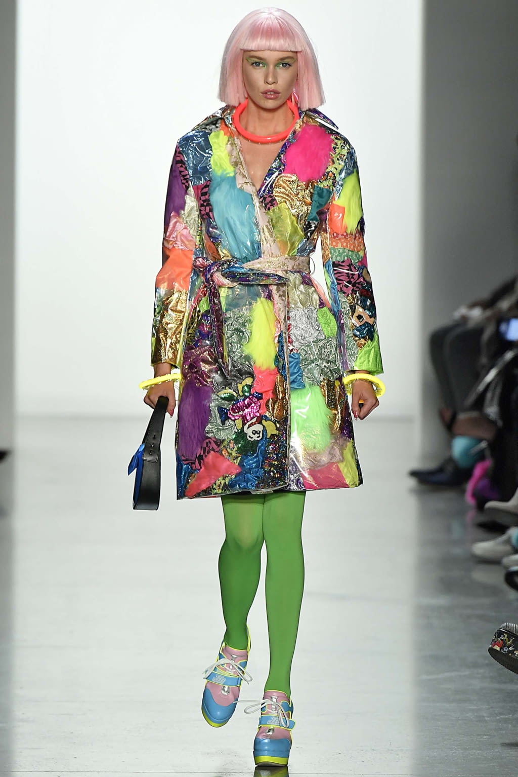 Fashion Week New York Fall/Winter 2018 look 61 from the Jeremy Scott collection womenswear