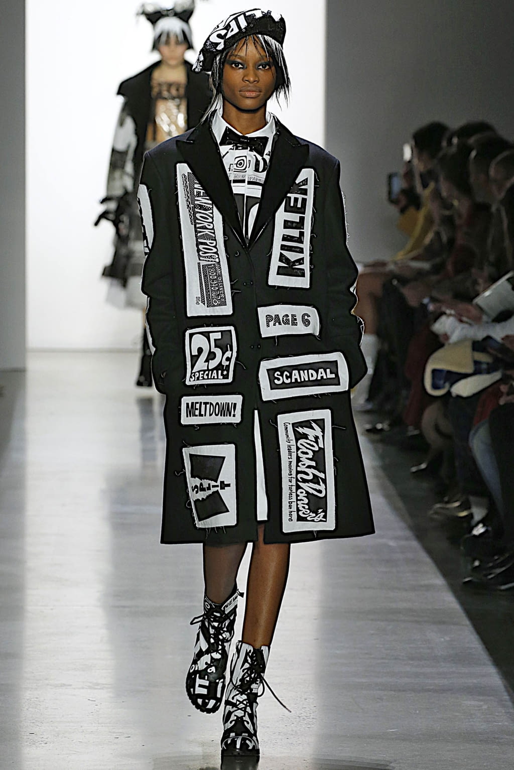 Fashion Week New York Fall/Winter 2019 look 6 from the Jeremy Scott collection womenswear
