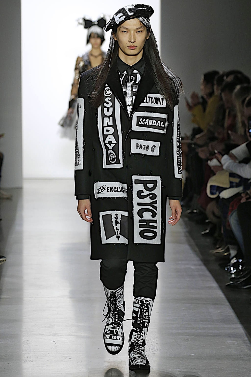 Fashion Week New York Fall/Winter 2019 look 13 from the Jeremy Scott collection womenswear