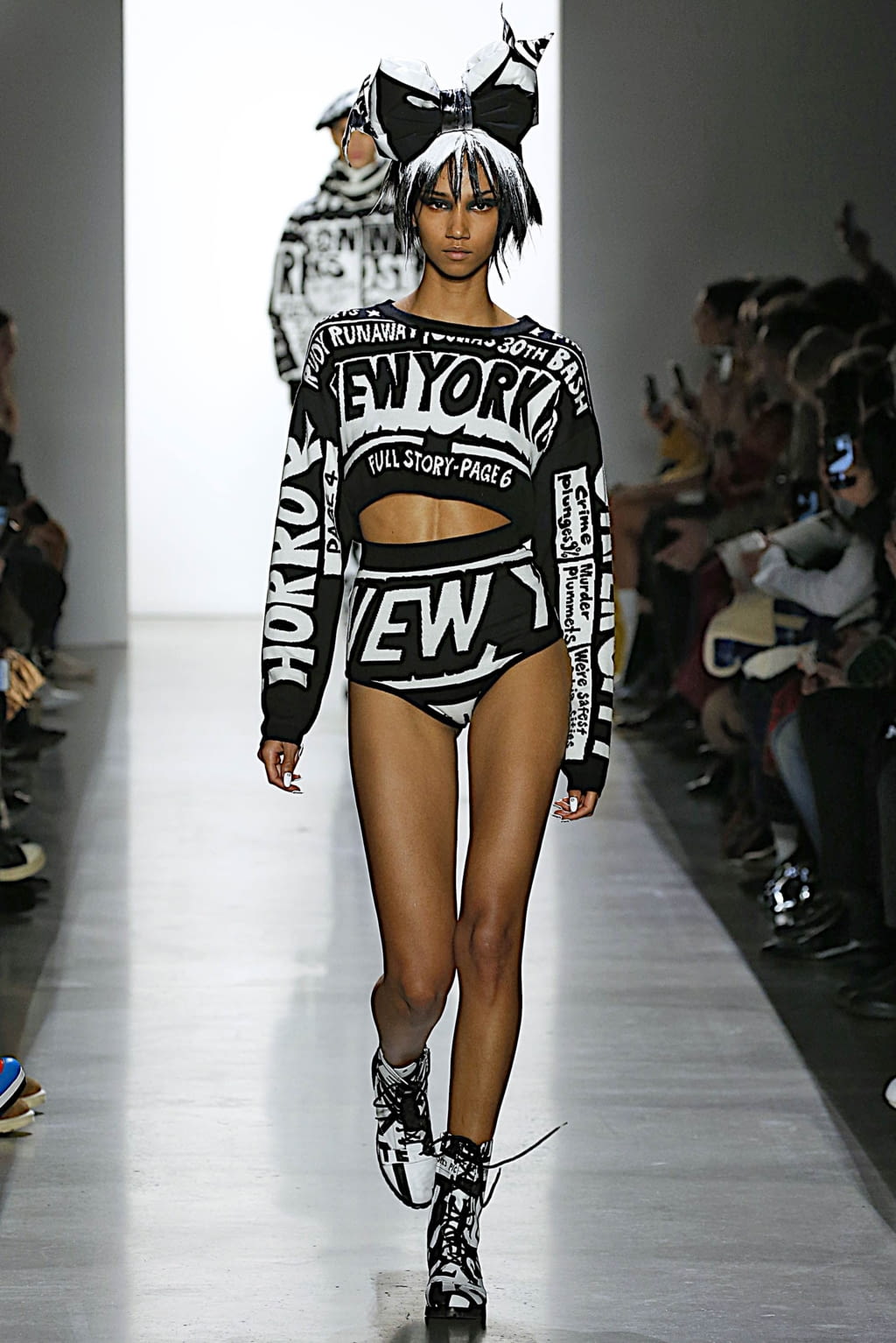 Fashion Week New York Fall/Winter 2019 look 28 from the Jeremy Scott collection womenswear
