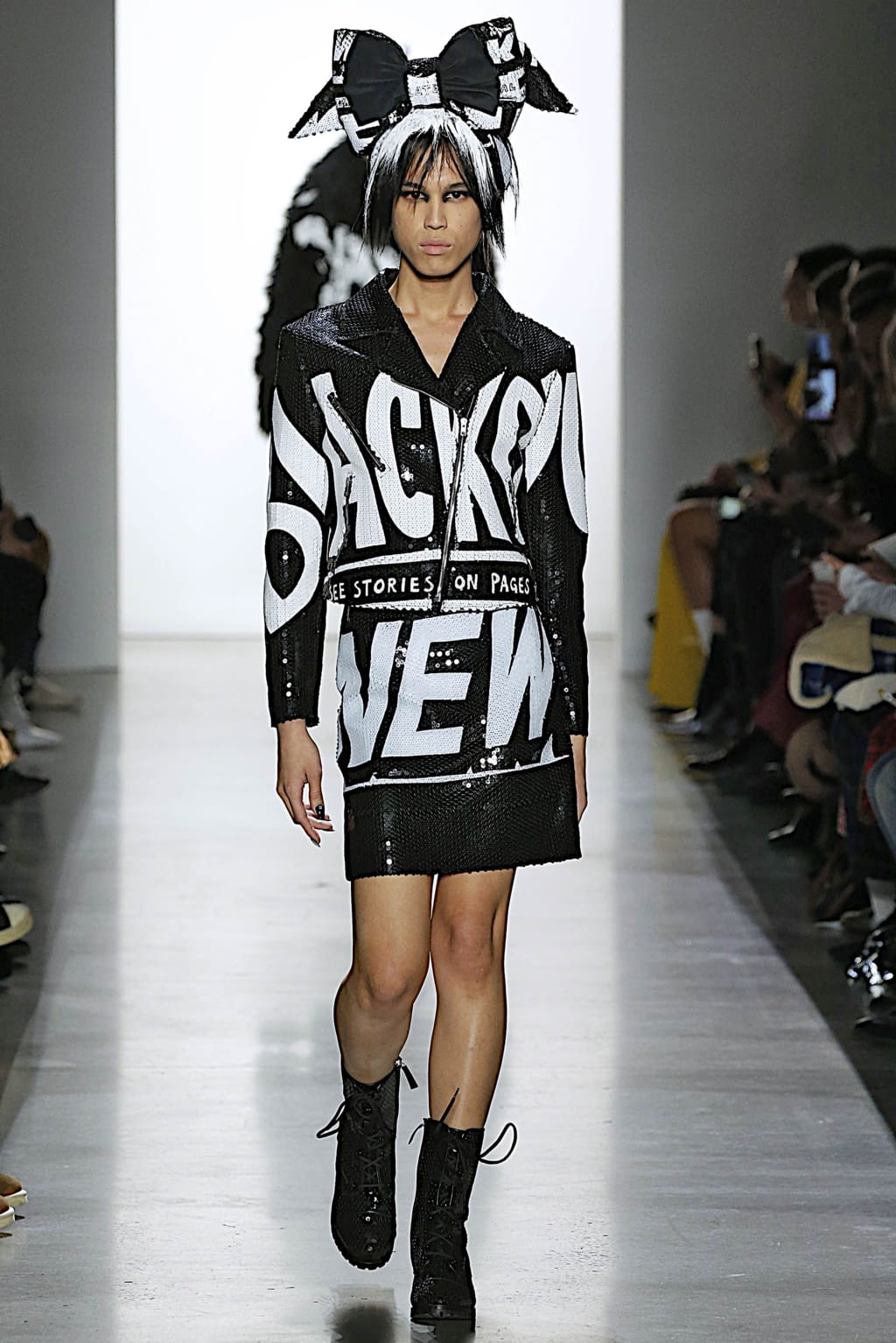 Fashion Week New York Fall/Winter 2019 look 36 from the Jeremy Scott collection womenswear
