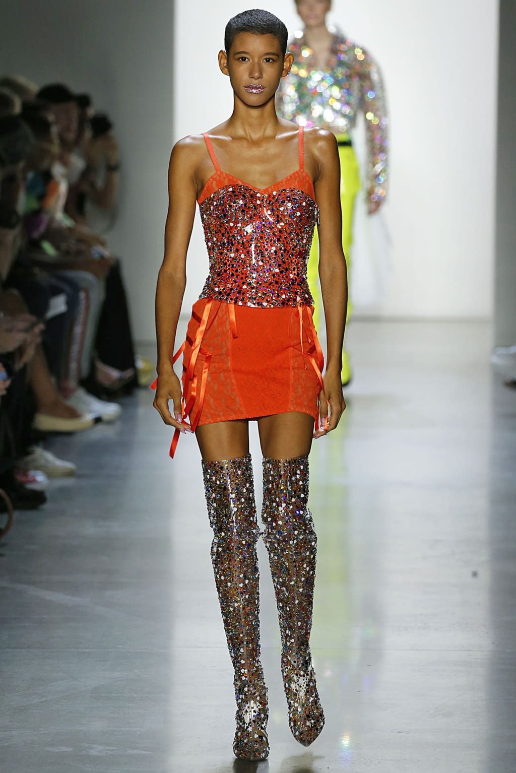 Fashion Week New York Spring/Summer 2019 look 56 from the Jeremy Scott collection womenswear