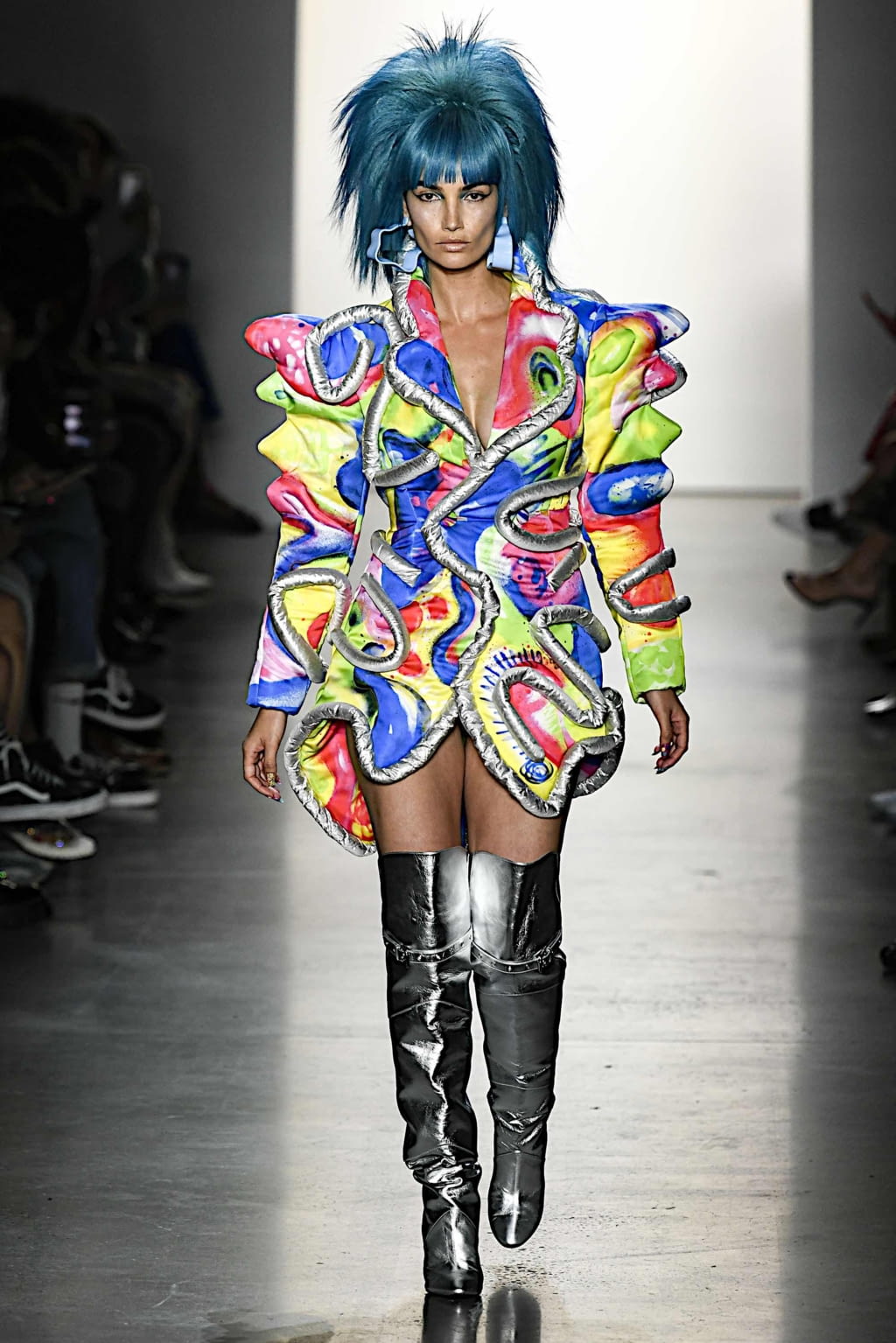 Fashion Week New York Spring/Summer 2020 look 1 from the Jeremy Scott collection womenswear