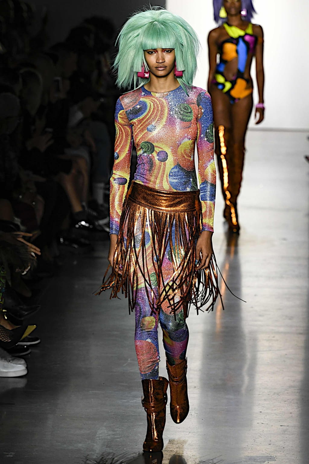 Fashion Week New York Spring/Summer 2020 look 4 from the Jeremy Scott collection womenswear