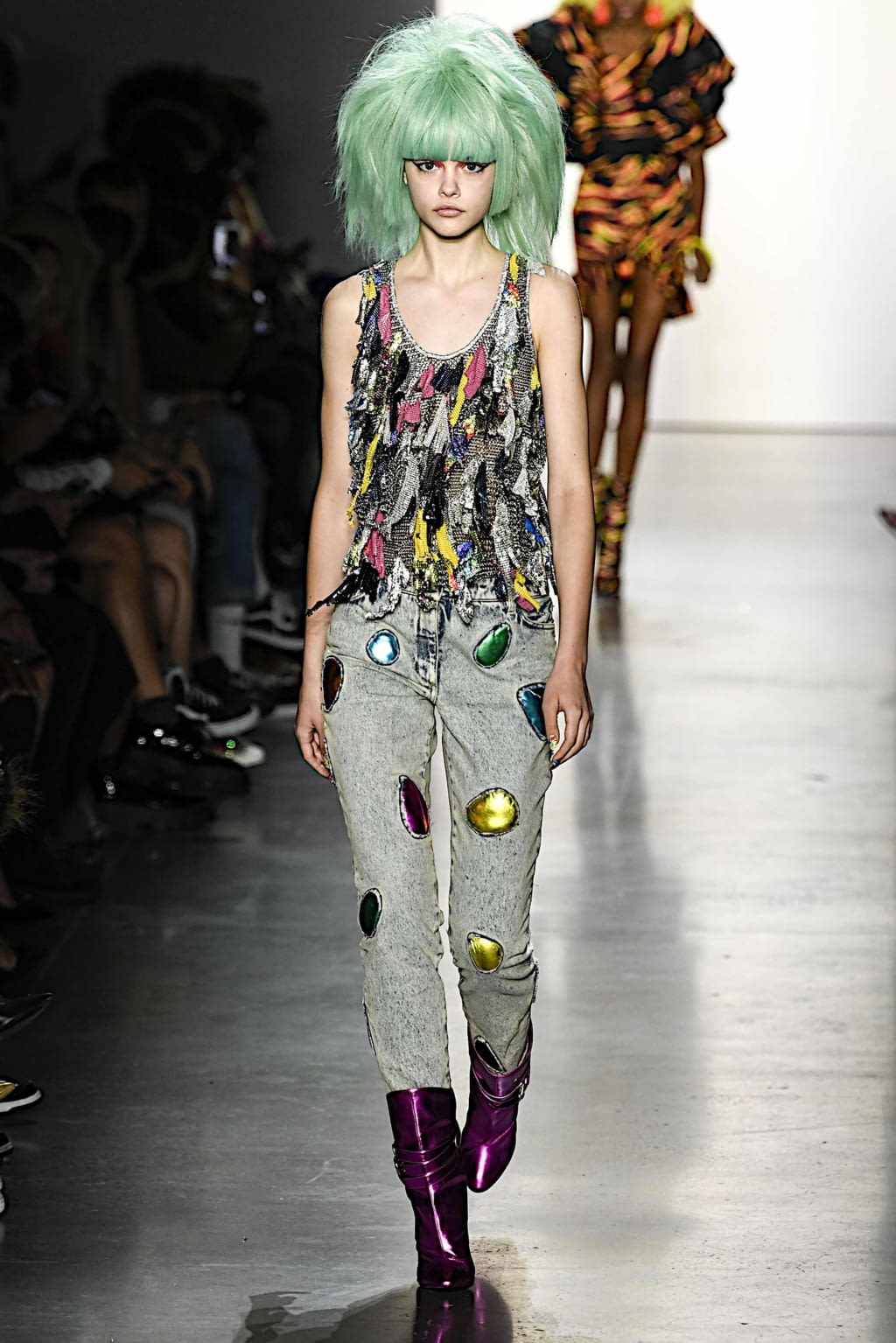 Fashion Week New York Spring/Summer 2020 look 11 de la collection Jeremy Scott womenswear