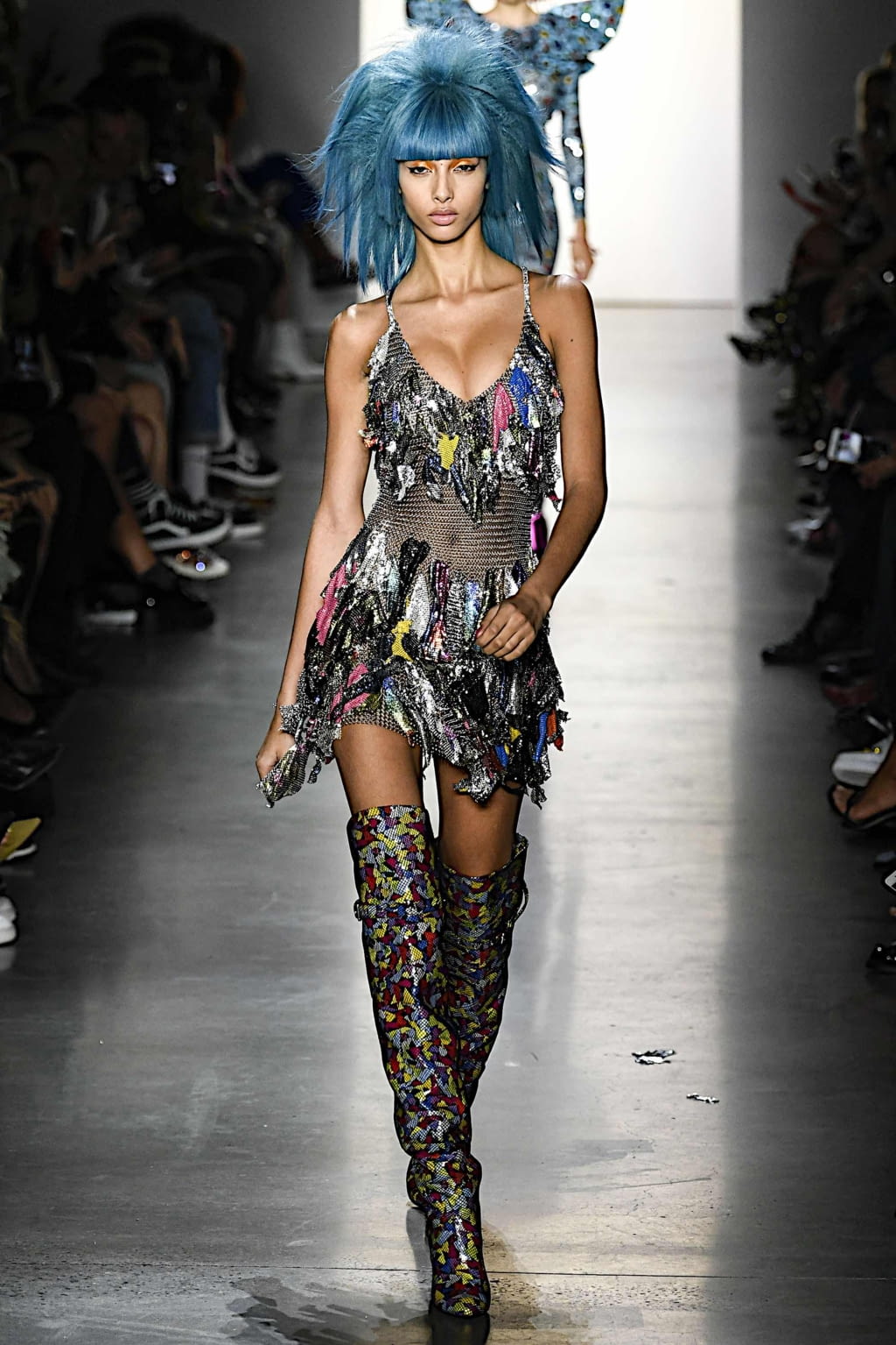 Fashion Week New York Spring/Summer 2020 look 56 from the Jeremy Scott collection womenswear