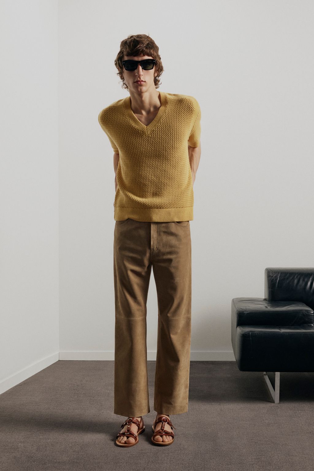 Fashion Week Paris Spring/Summer 2023 look 12 from the Fursac collection menswear