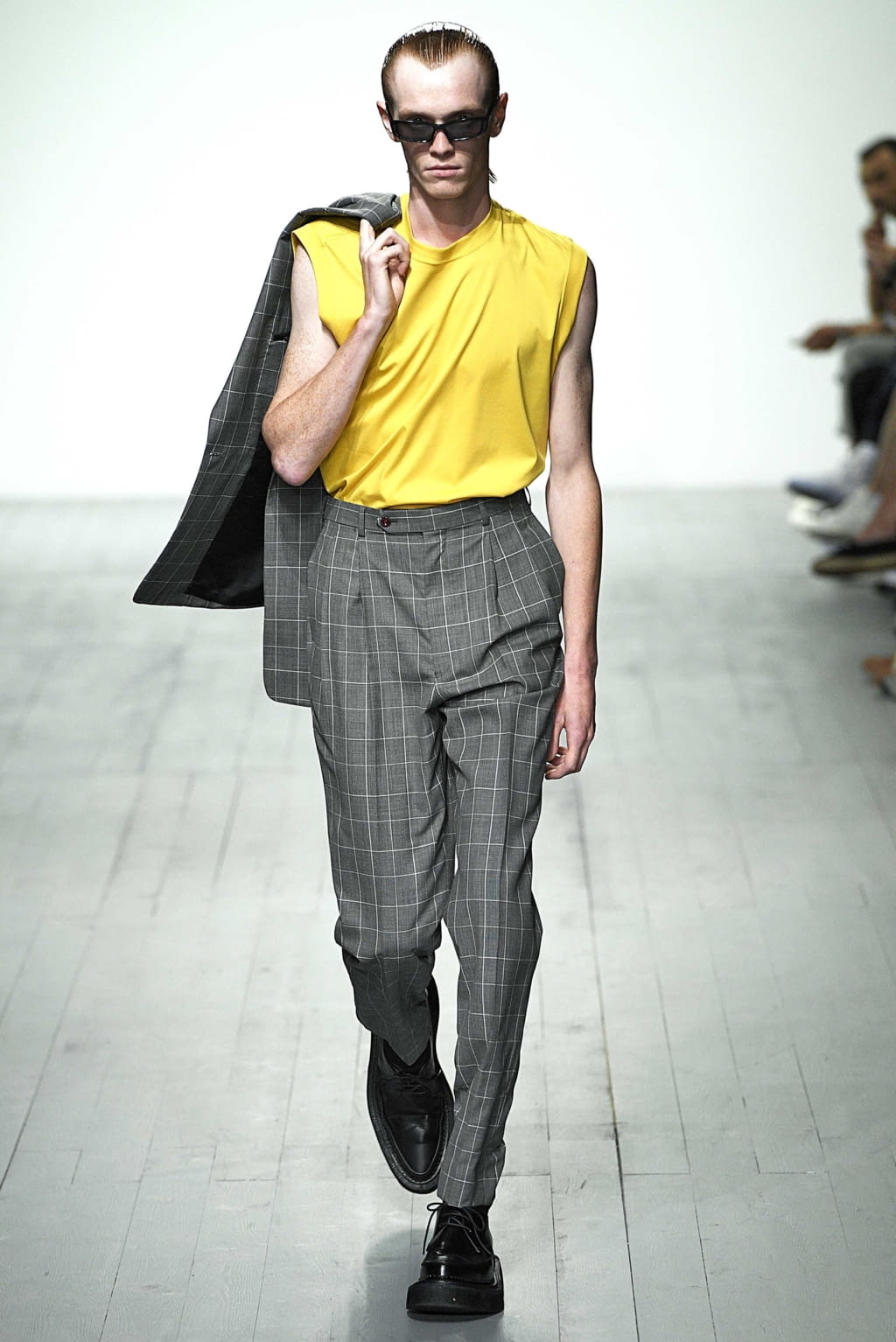 Fashion Week London Spring/Summer 2019 look 8 from the John Lawrence Sullivan collection menswear