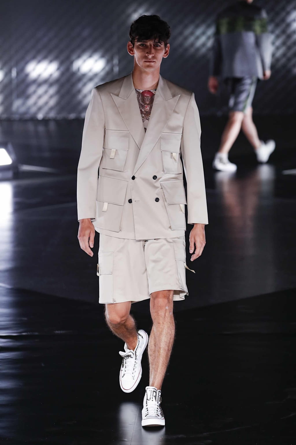 Fashion Week Milan Spring/Summer 2020 look 3 from the John Richmond collection menswear