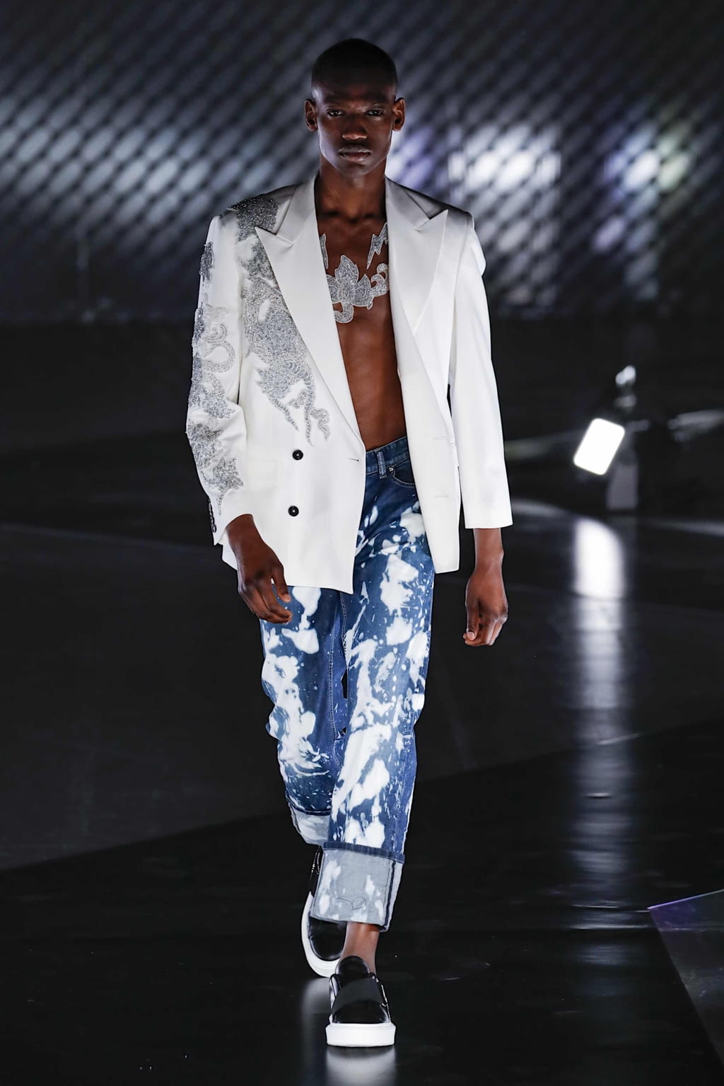 Fashion Week Milan Spring/Summer 2020 look 44 from the John Richmond collection menswear