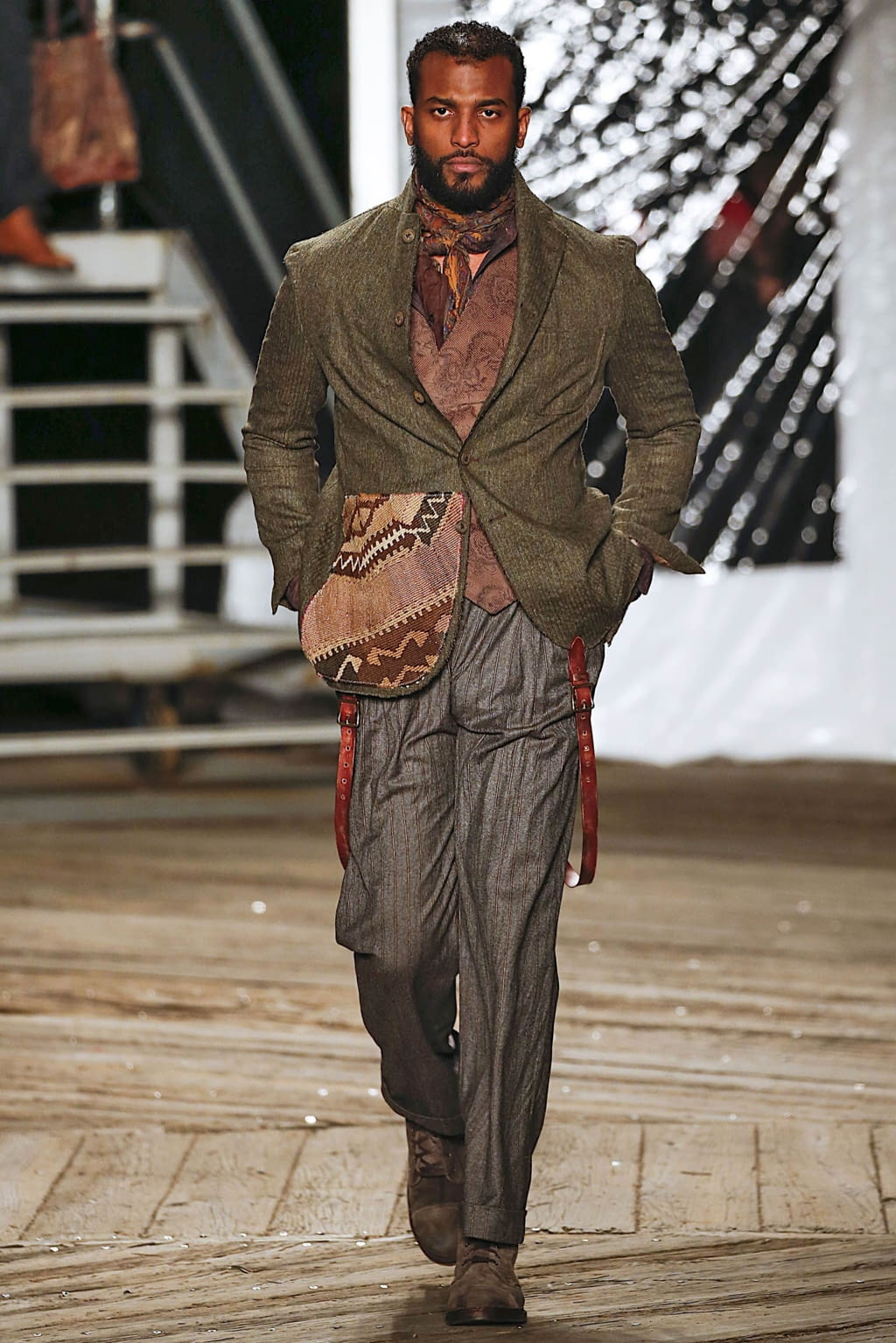 Fashion Week New York Fall/Winter 2019 look 2 from the Joseph Abboud collection menswear