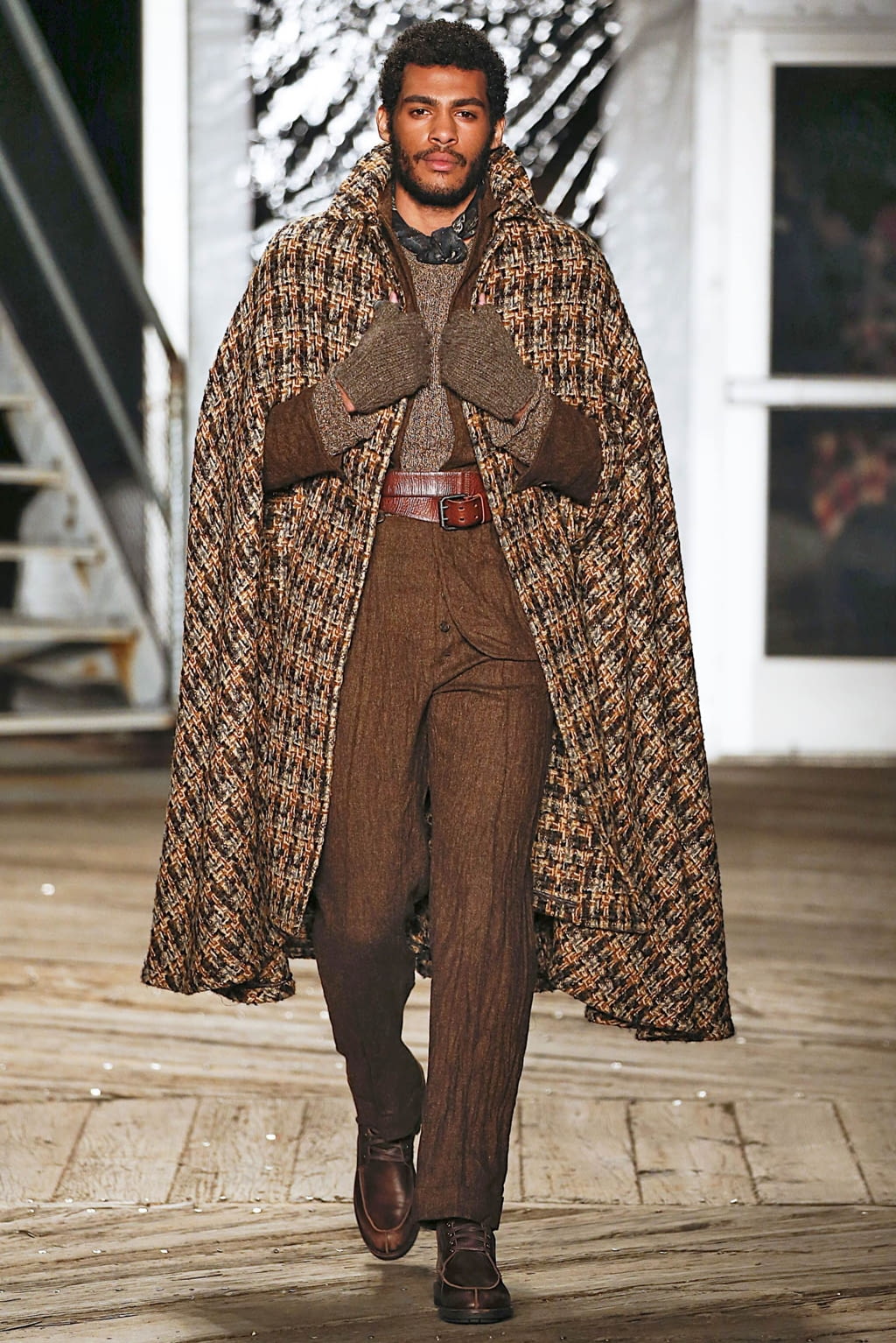 Fashion Week New York Fall/Winter 2019 look 4 from the Joseph Abboud collection 男装