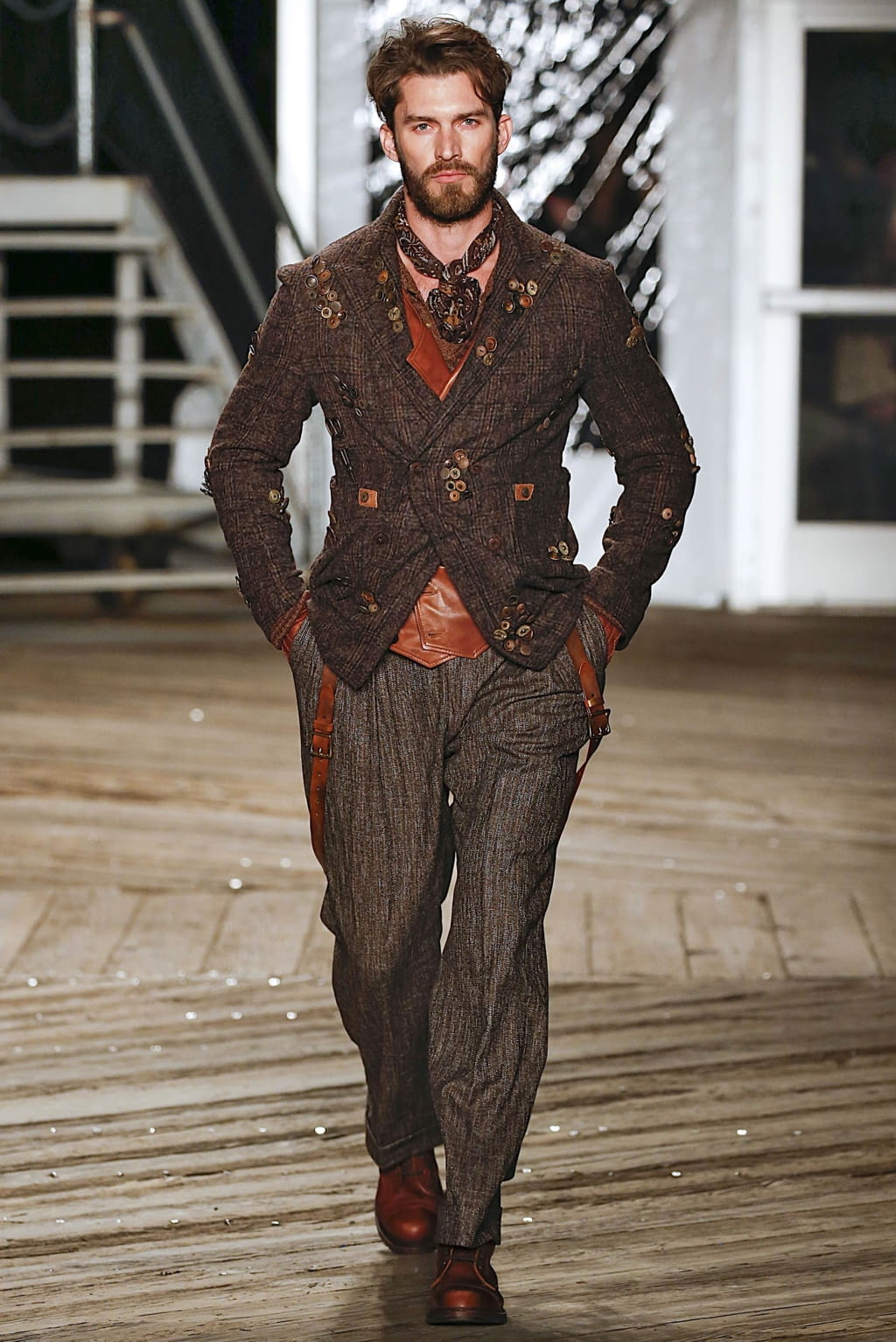 Fashion Week New York Fall/Winter 2019 look 5 from the Joseph Abboud collection menswear