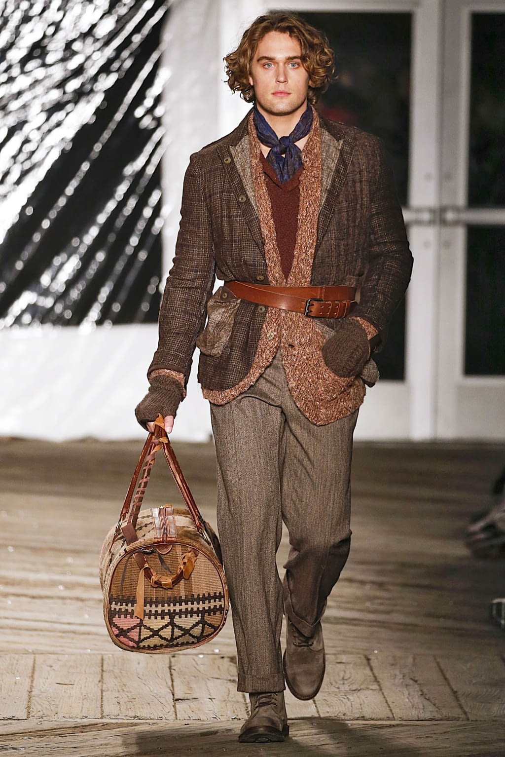 Fashion Week New York Fall/Winter 2019 look 14 from the Joseph Abboud collection 男装
