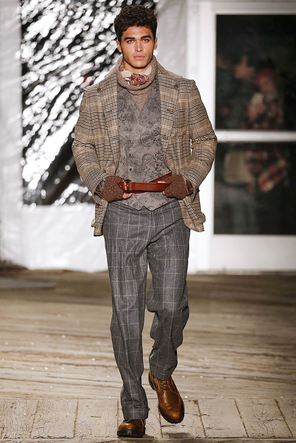 Fashion Week New York Fall/Winter 2019 look 17 from the Joseph Abboud collection menswear