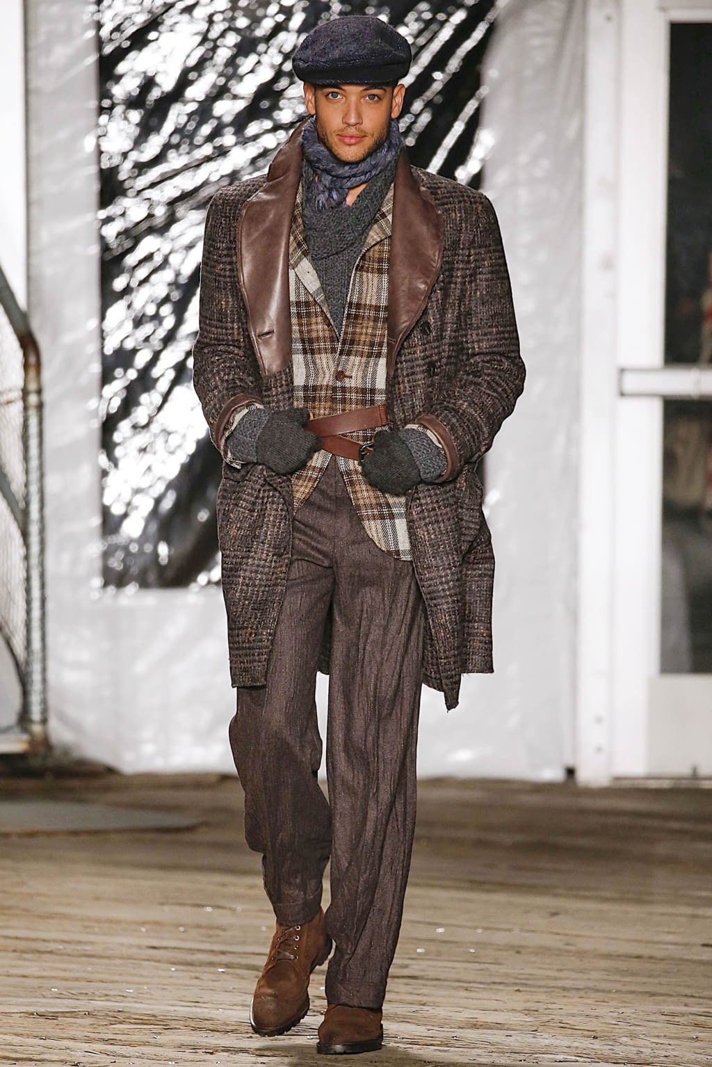 Fashion Week New York Fall/Winter 2019 look 20 from the Joseph Abboud collection 男装