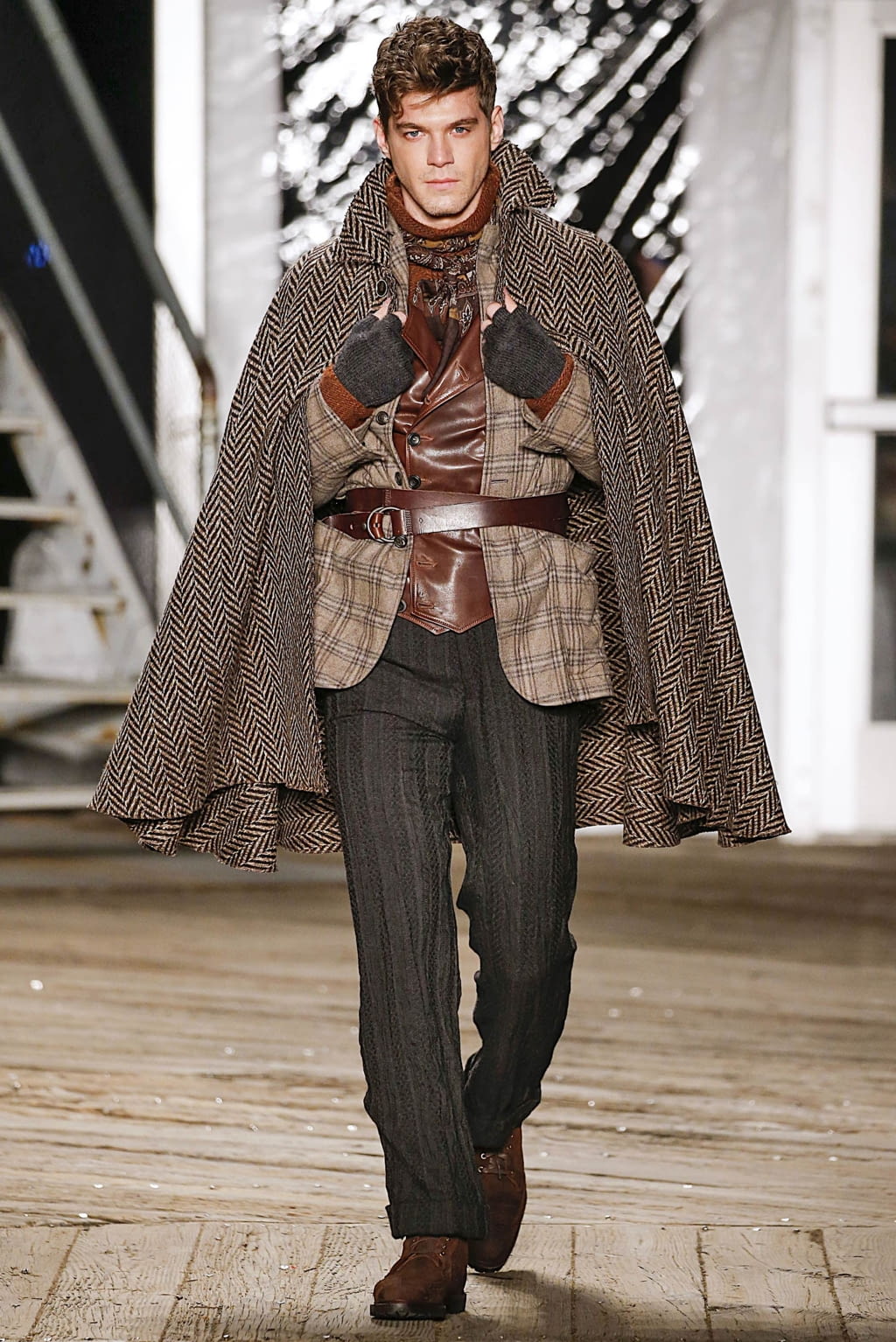 Fashion Week New York Fall/Winter 2019 look 21 de la collection Joseph Abboud menswear