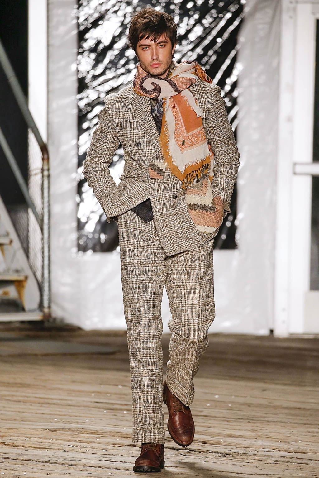 Fashion Week New York Fall/Winter 2019 look 22 from the Joseph Abboud collection menswear