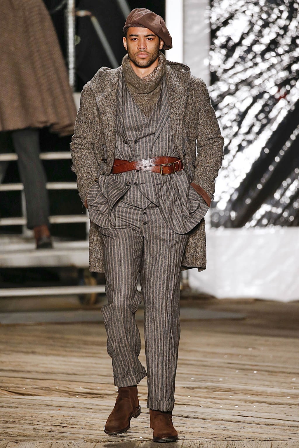 Fashion Week New York Fall/Winter 2019 look 23 from the Joseph Abboud collection menswear