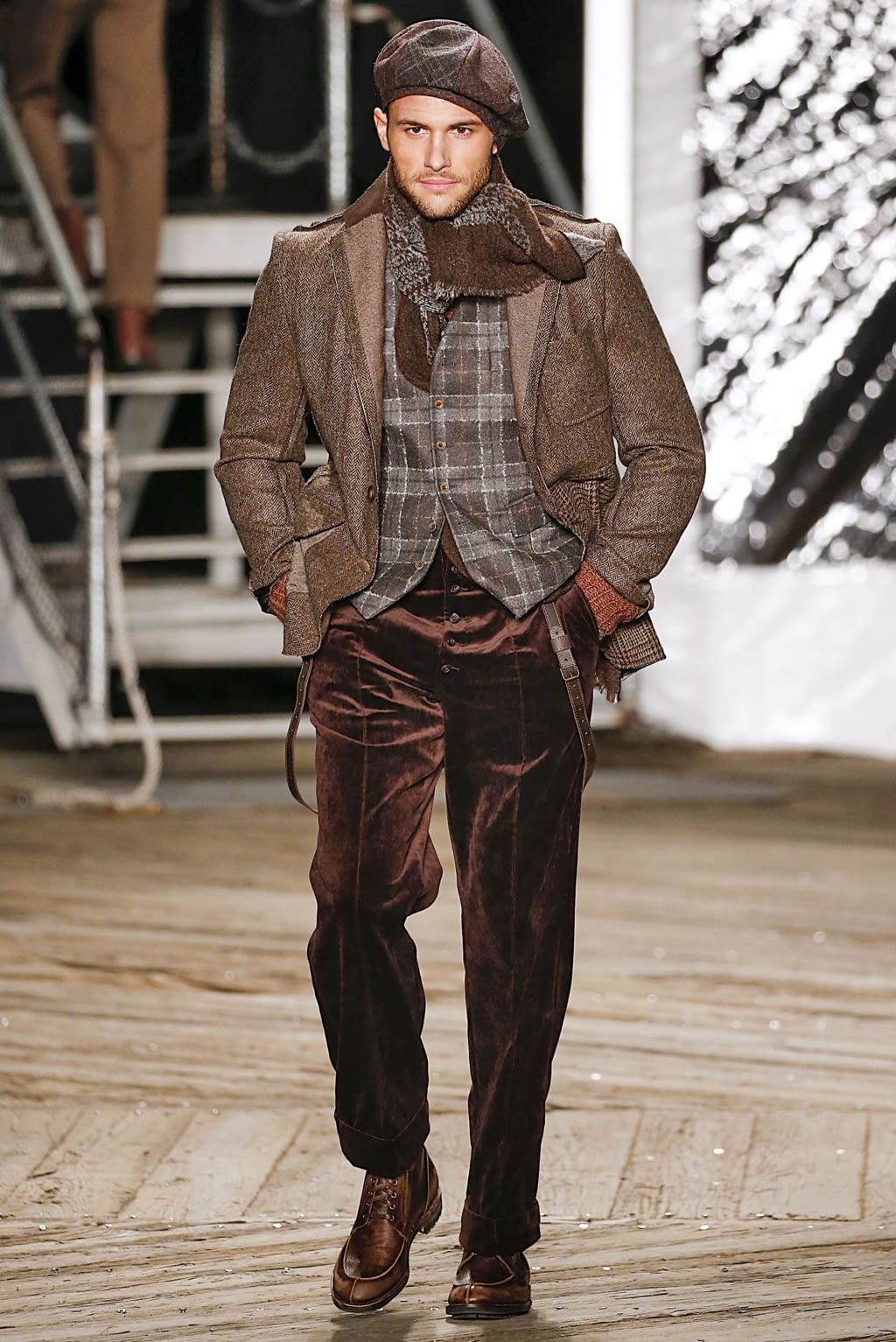 Fashion Week New York Fall/Winter 2019 look 26 from the Joseph Abboud collection menswear