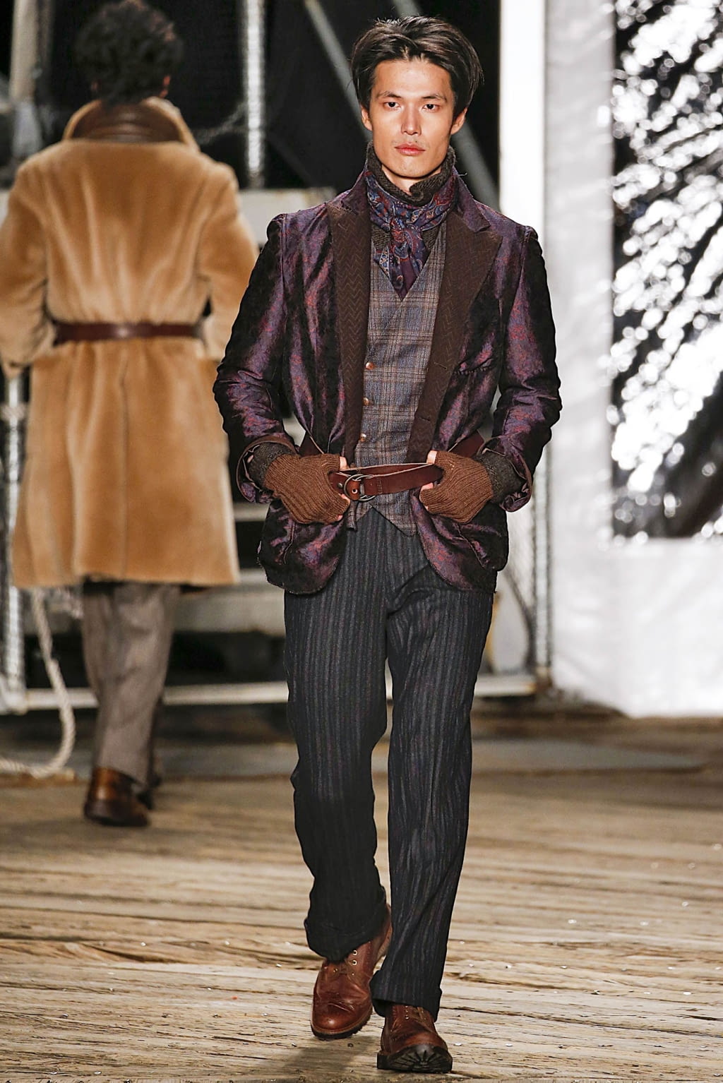 Fashion Week New York Fall/Winter 2019 look 27 from the Joseph Abboud collection menswear