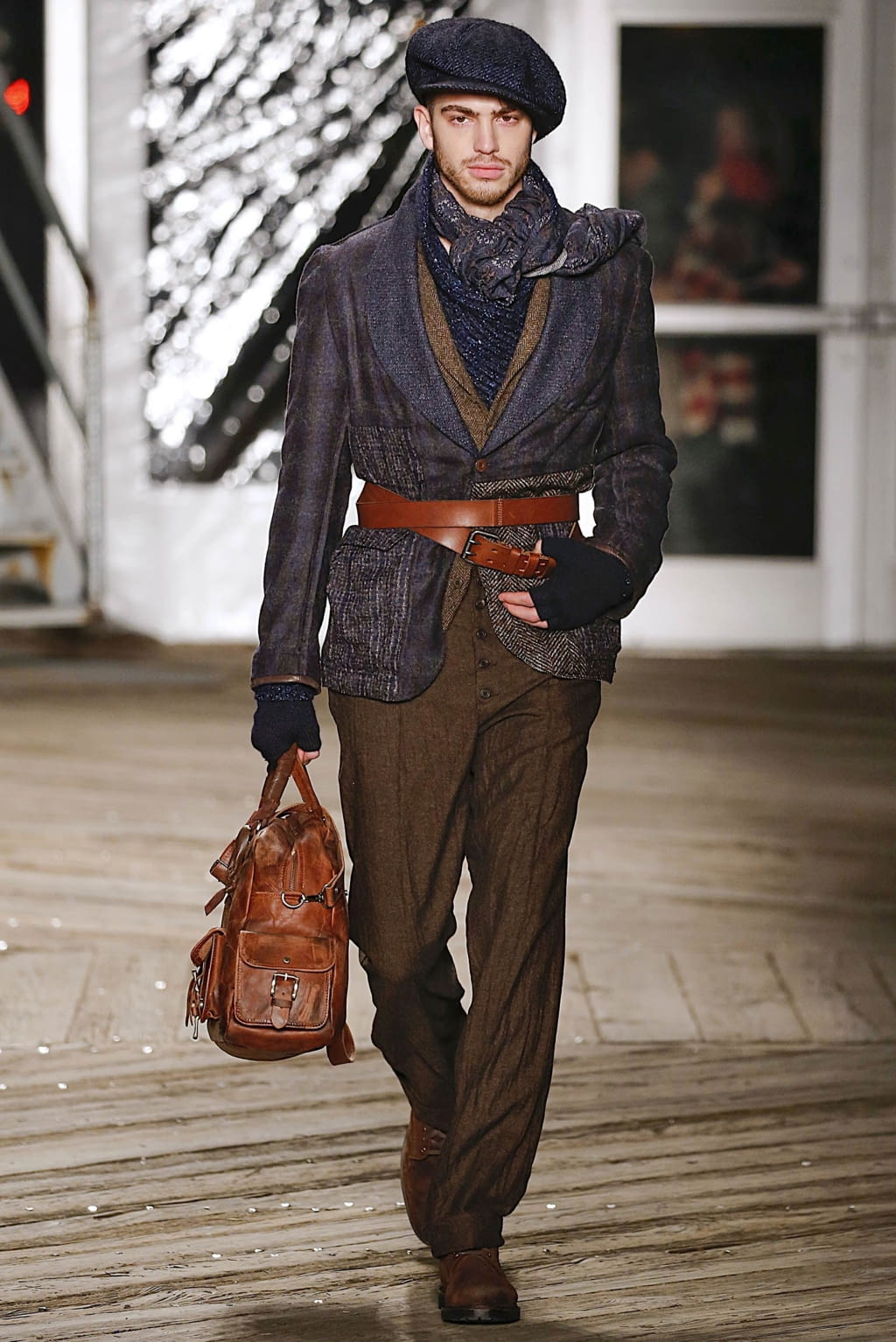 Fashion Week New York Fall/Winter 2019 look 33 from the Joseph Abboud collection 男装