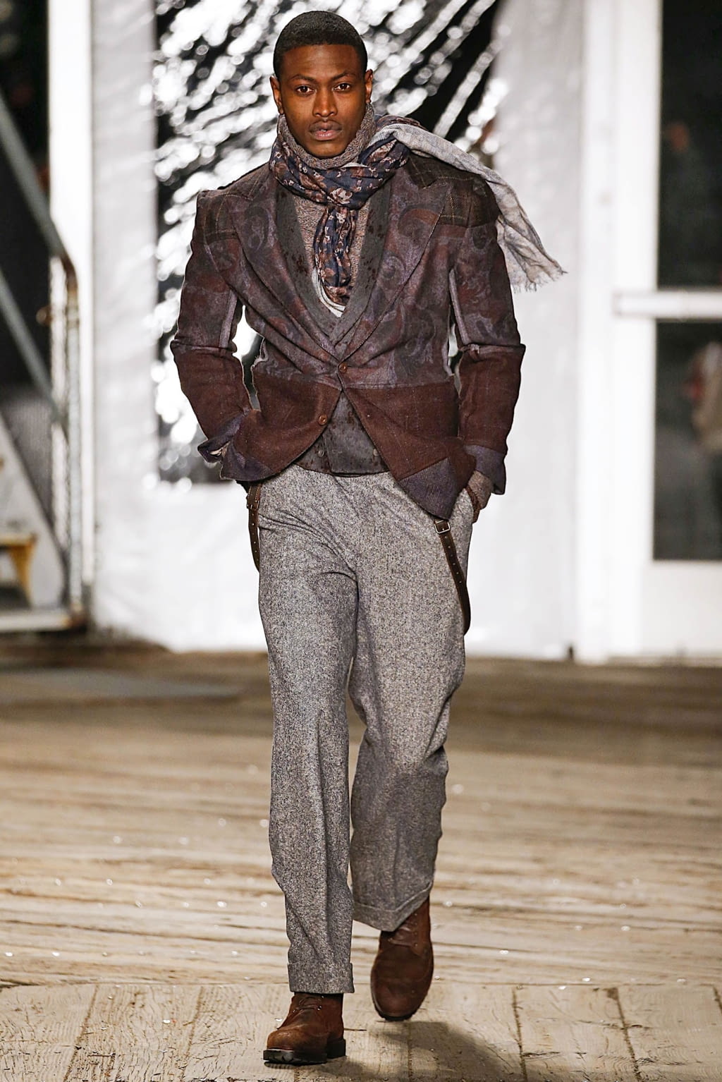Fashion Week New York Fall/Winter 2019 look 38 from the Joseph Abboud collection menswear