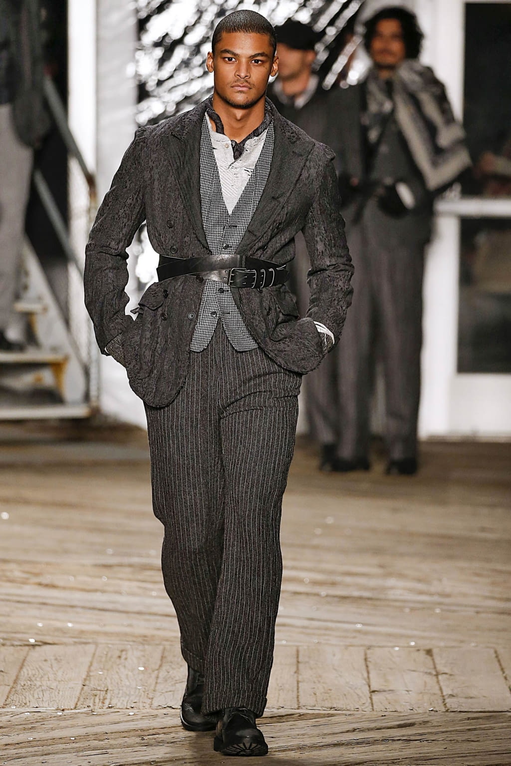 Fashion Week New York Fall/Winter 2019 look 44 from the Joseph Abboud collection menswear