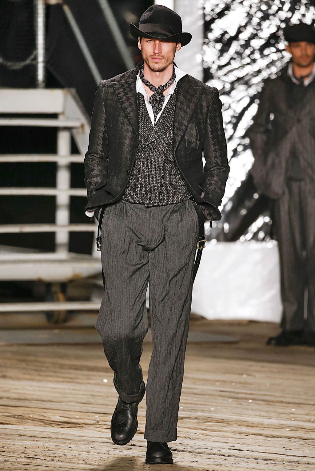 Fashion Week New York Fall/Winter 2019 look 49 from the Joseph Abboud collection 男装