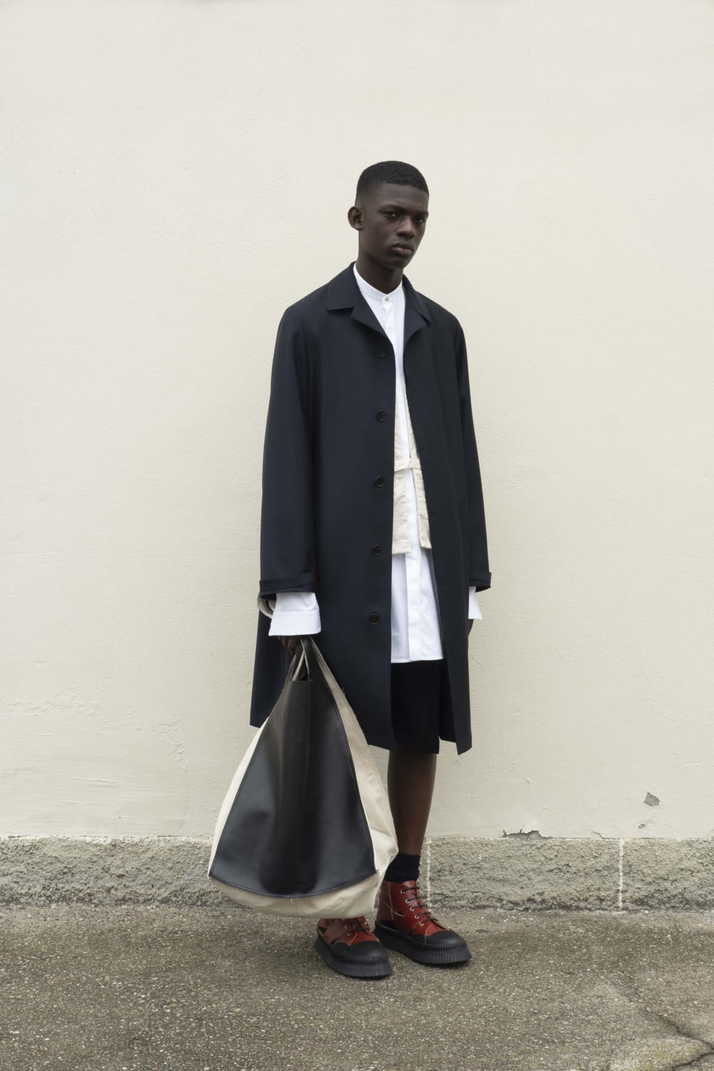 Fashion Week Paris Spring/Summer 2019 look 11 from the Jil Sander collection menswear