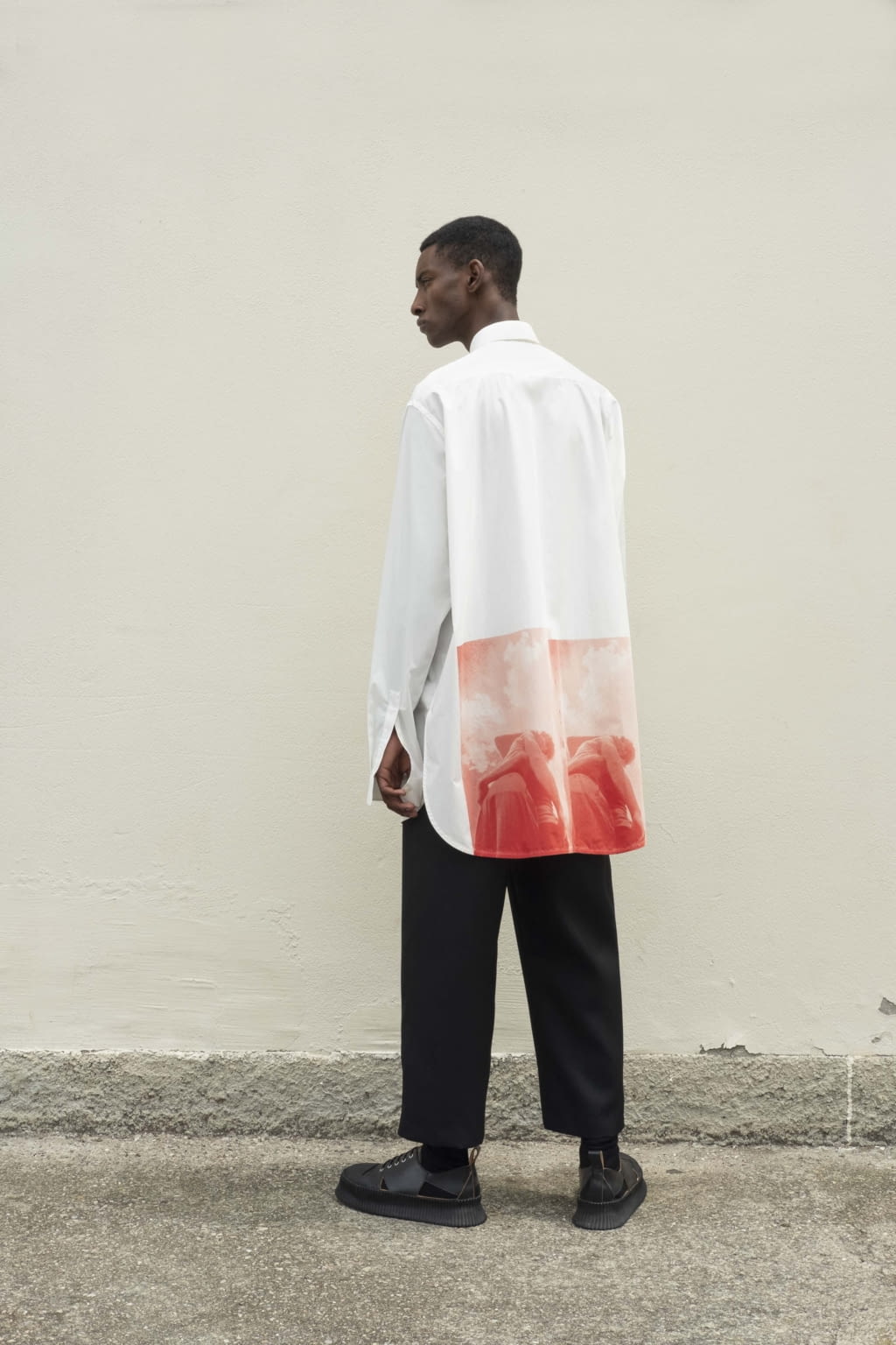 Fashion Week Paris Spring/Summer 2019 look 13 from the Jil Sander collection menswear