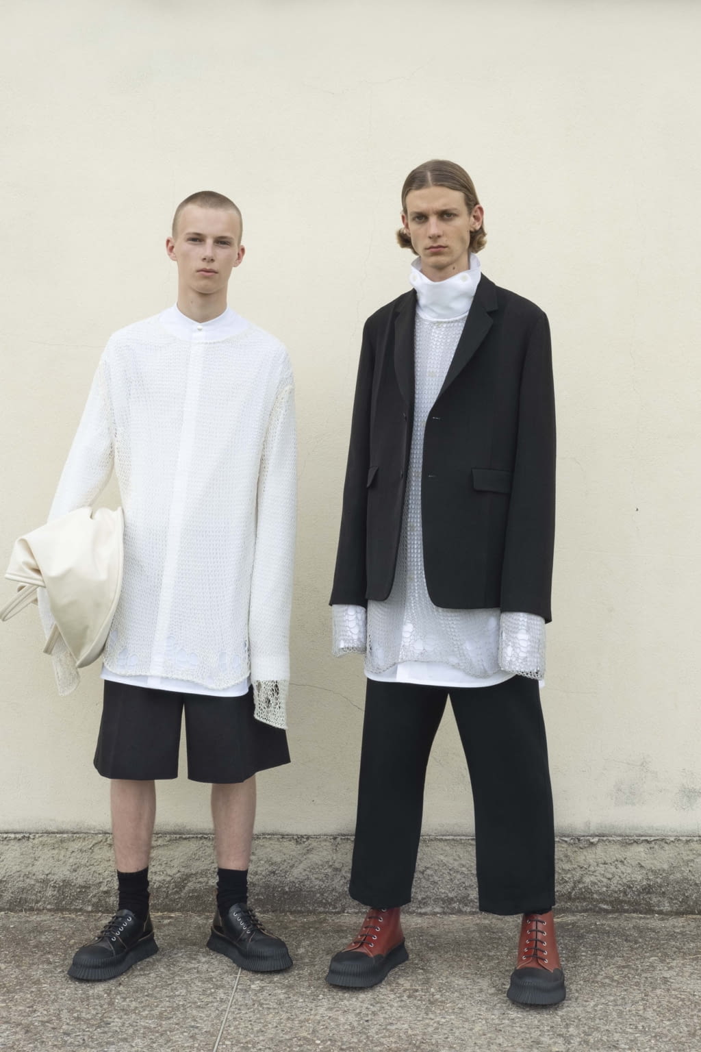 Fashion Week Paris Spring/Summer 2019 look 21 from the Jil Sander collection 男装