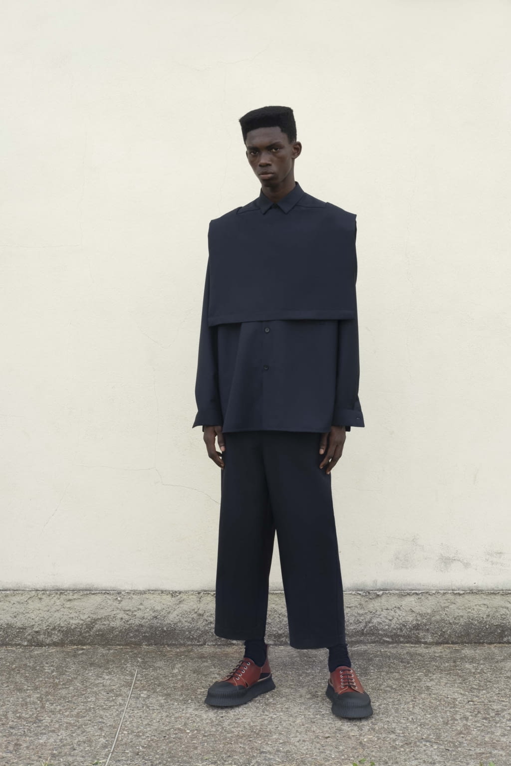 Fashion Week Paris Spring/Summer 2019 look 23 from the Jil Sander collection 男装