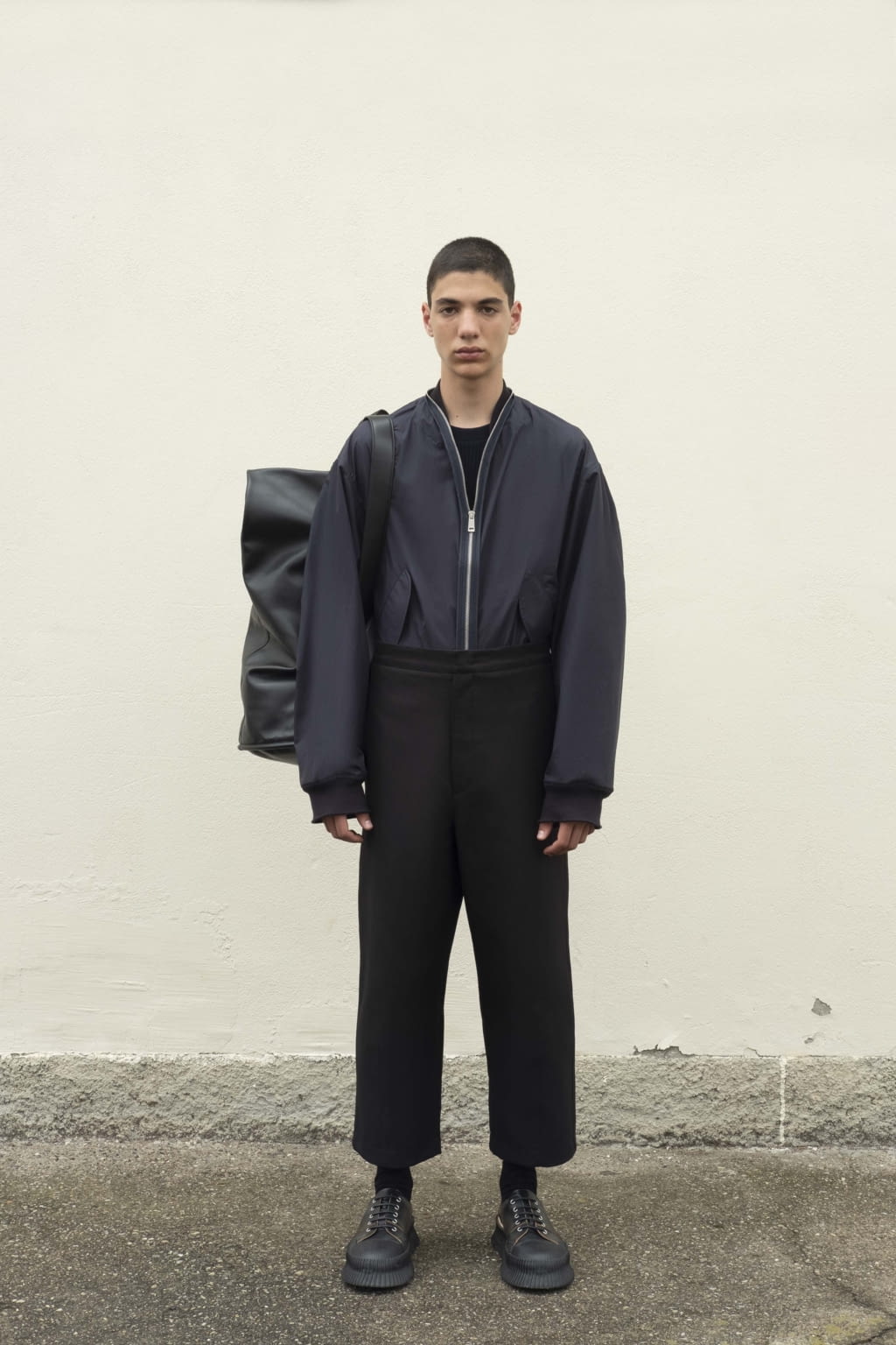 Fashion Week Paris Spring/Summer 2019 look 6 from the Jil Sander collection menswear