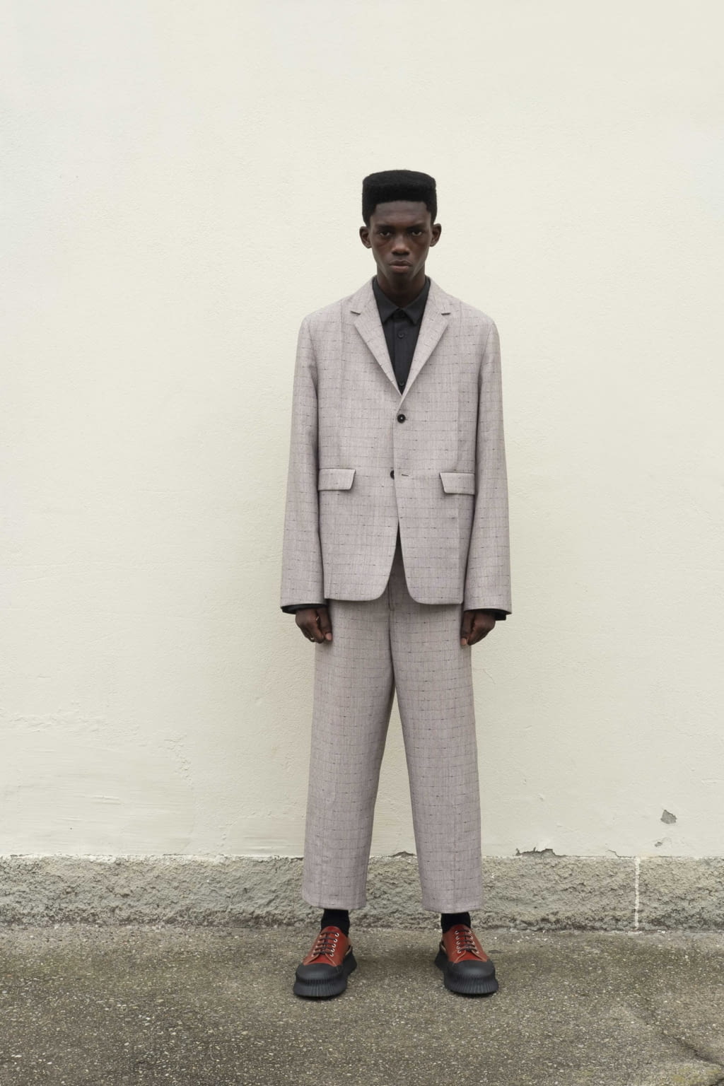 Fashion Week Paris Spring/Summer 2019 look 9 from the Jil Sander collection menswear