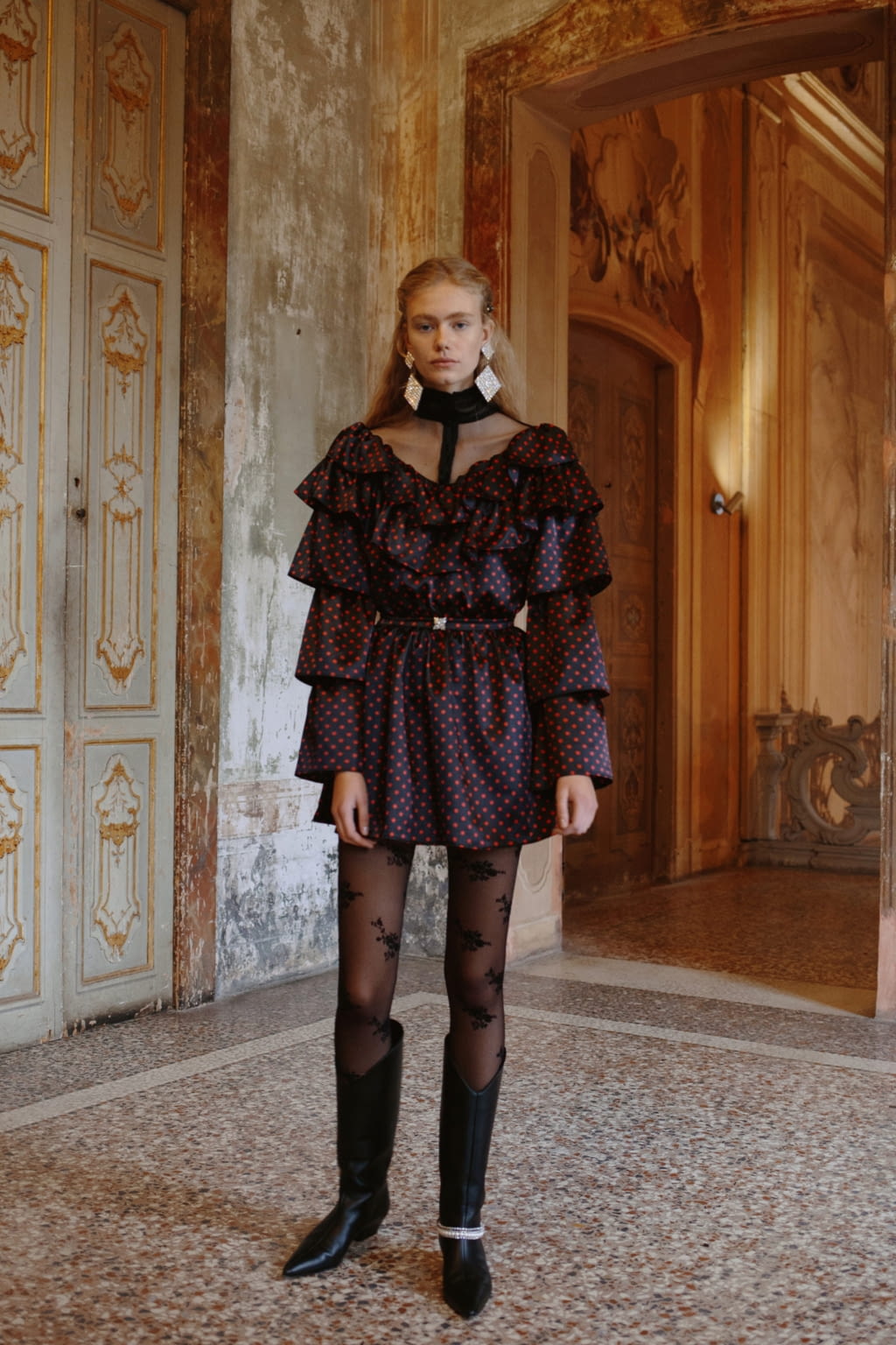Fashion Week Milan Fall/Winter 2019 look 27 from the Amotea collection womenswear