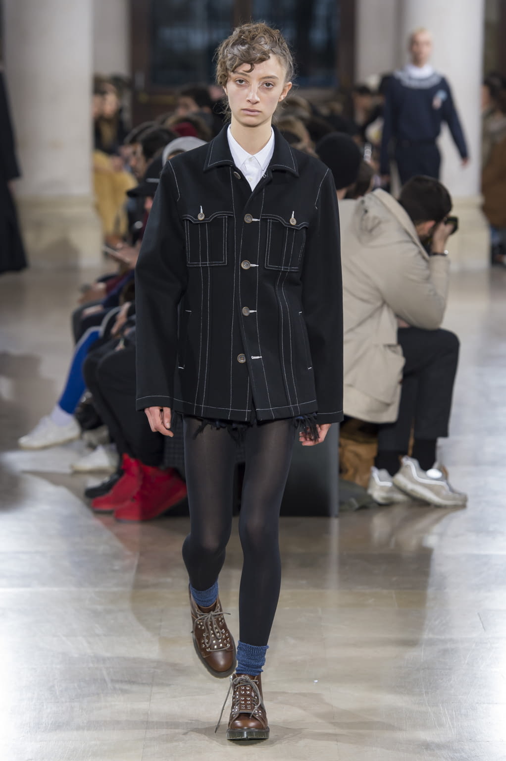 Fashion Week Paris Fall/Winter 2017 look 34 from the Julien David collection 女装