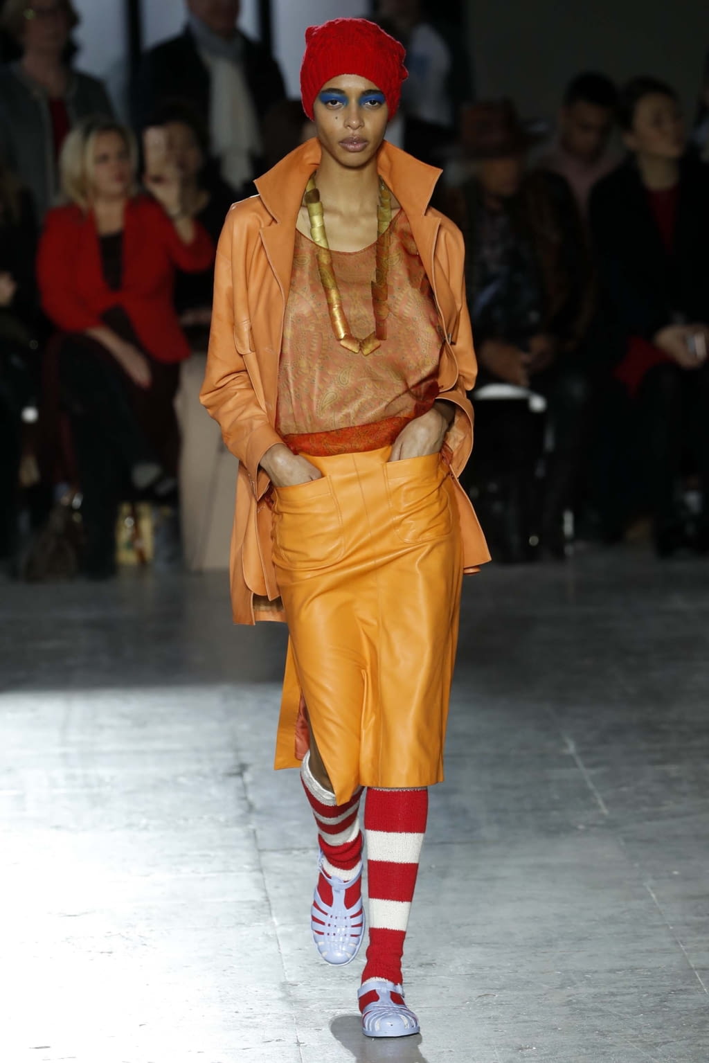 Fashion Week Paris Fall/Winter 2018 look 12 from the Junko Shimada collection 女装