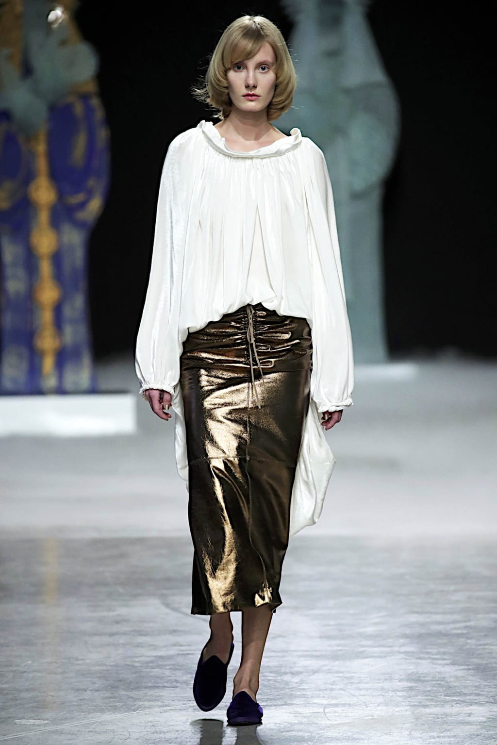 Fashion Week Paris Fall/Winter 2020 look 1 de la collection Junko Shimada womenswear