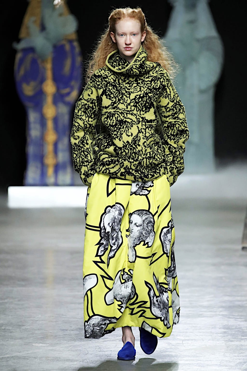 Fashion Week Paris Fall/Winter 2020 look 5 de la collection Junko Shimada womenswear