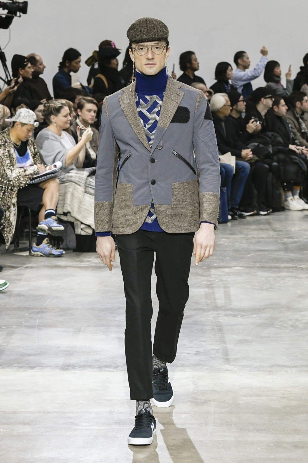 Fashion Week Paris Fall/Winter 2020 look 3 from the Junya Watanabe collection menswear