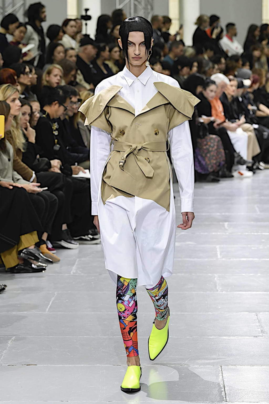 Fashion Week Paris Spring/Summer 2020 look 23 from the Junya Watanabe collection womenswear