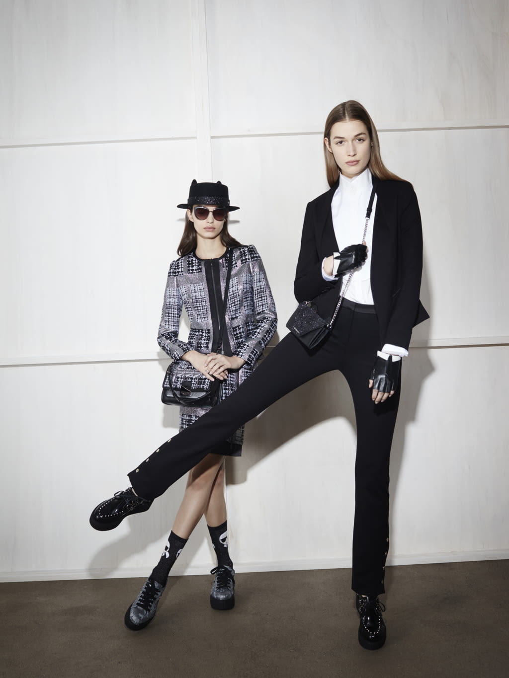 Fashion Week Paris Fall/Winter 2017 look 17 de la collection Karl Lagerfeld womenswear