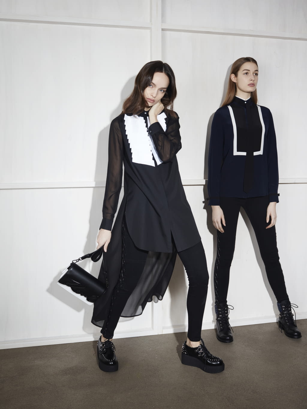 Fashion Week Paris Fall/Winter 2017 look 12 de la collection Karl Lagerfeld womenswear