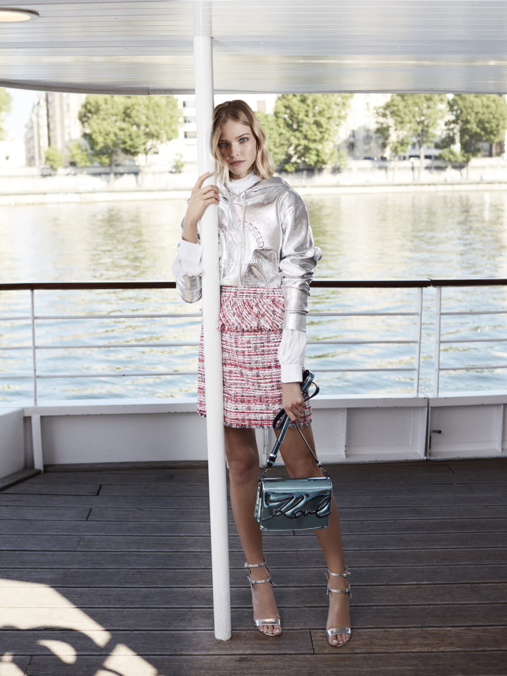 Fashion Week Paris Spring/Summer 2018 look 18 de la collection Karl Lagerfeld womenswear