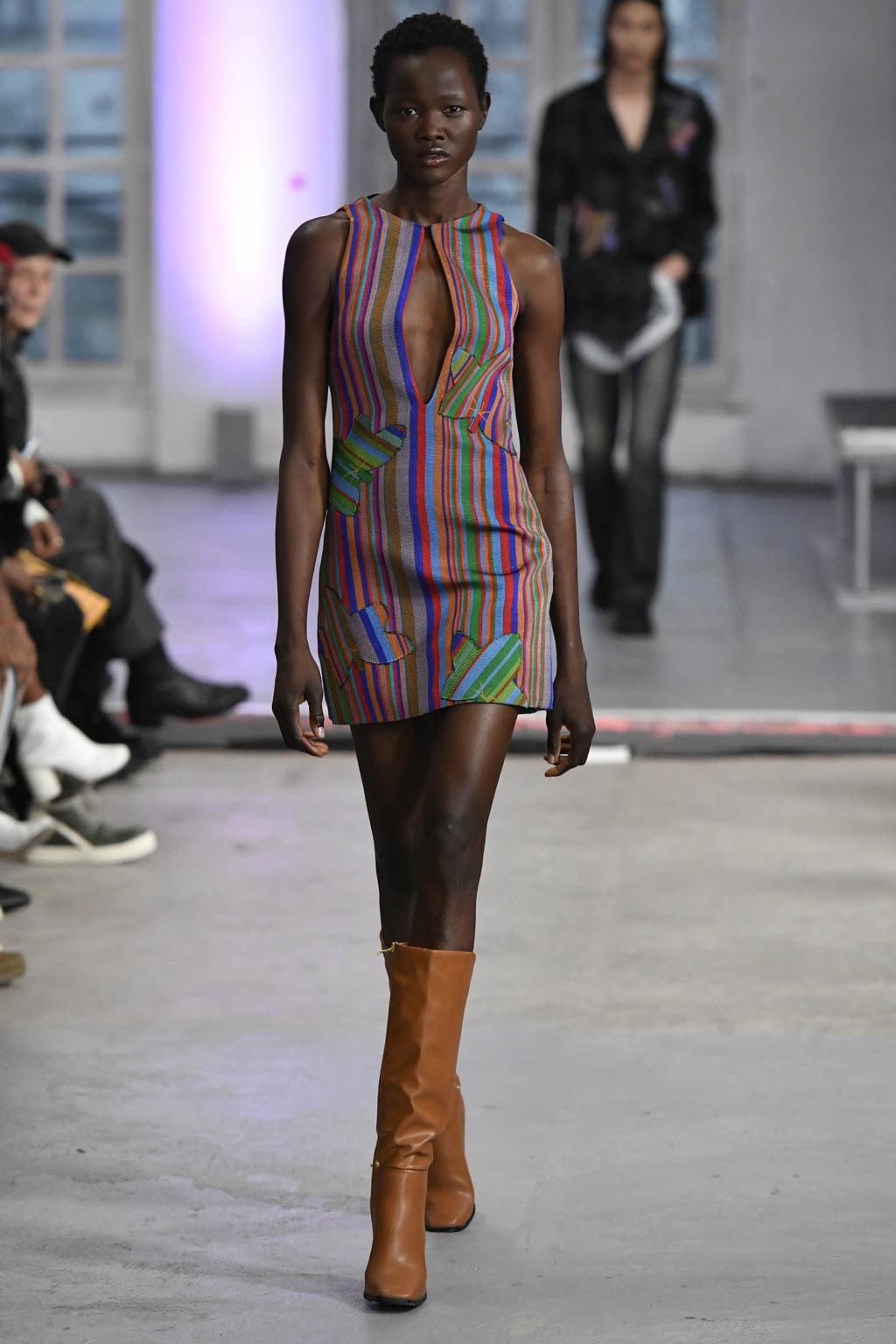Fashion Week Paris Fall/Winter 2022 look 4 from the Kenneth Ize collection womenswear