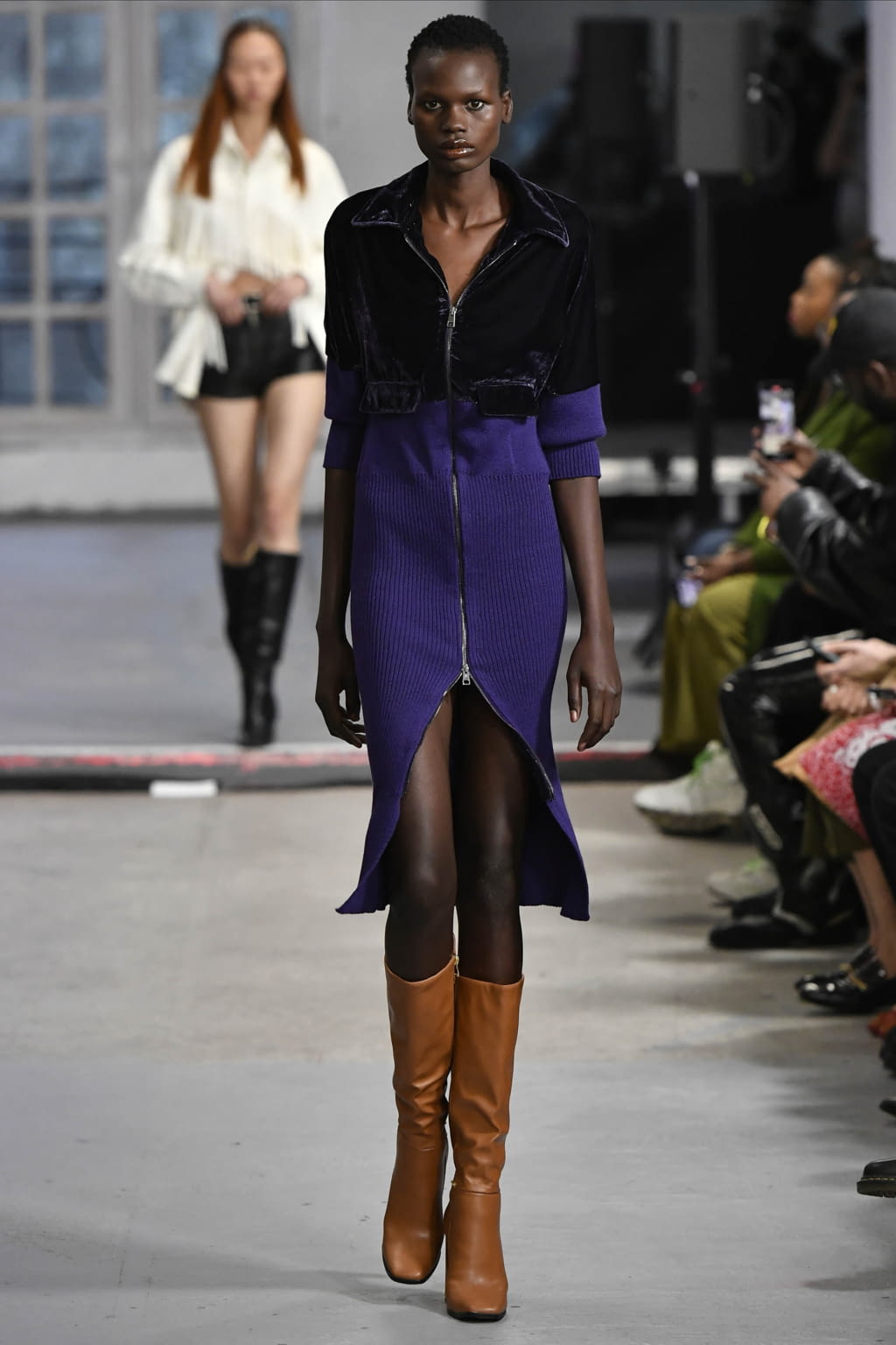 Fashion Week Paris Fall/Winter 2022 look 12 from the Kenneth Ize collection womenswear