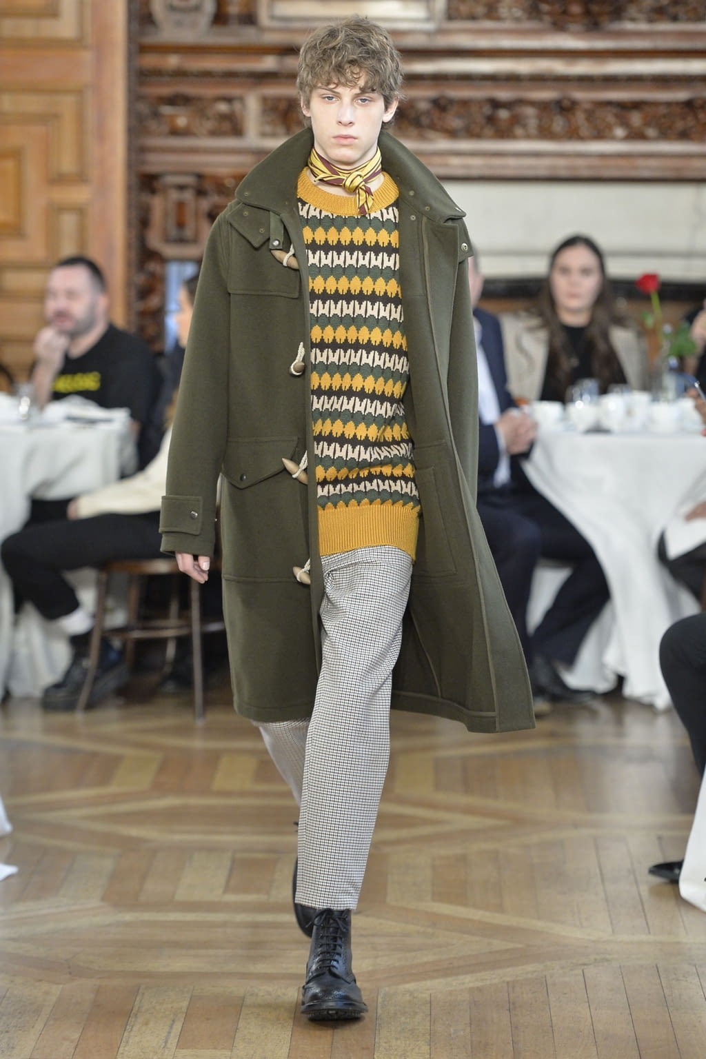 Fashion Week London Fall/Winter 2019 look 9 from the Kent & Curwen collection menswear