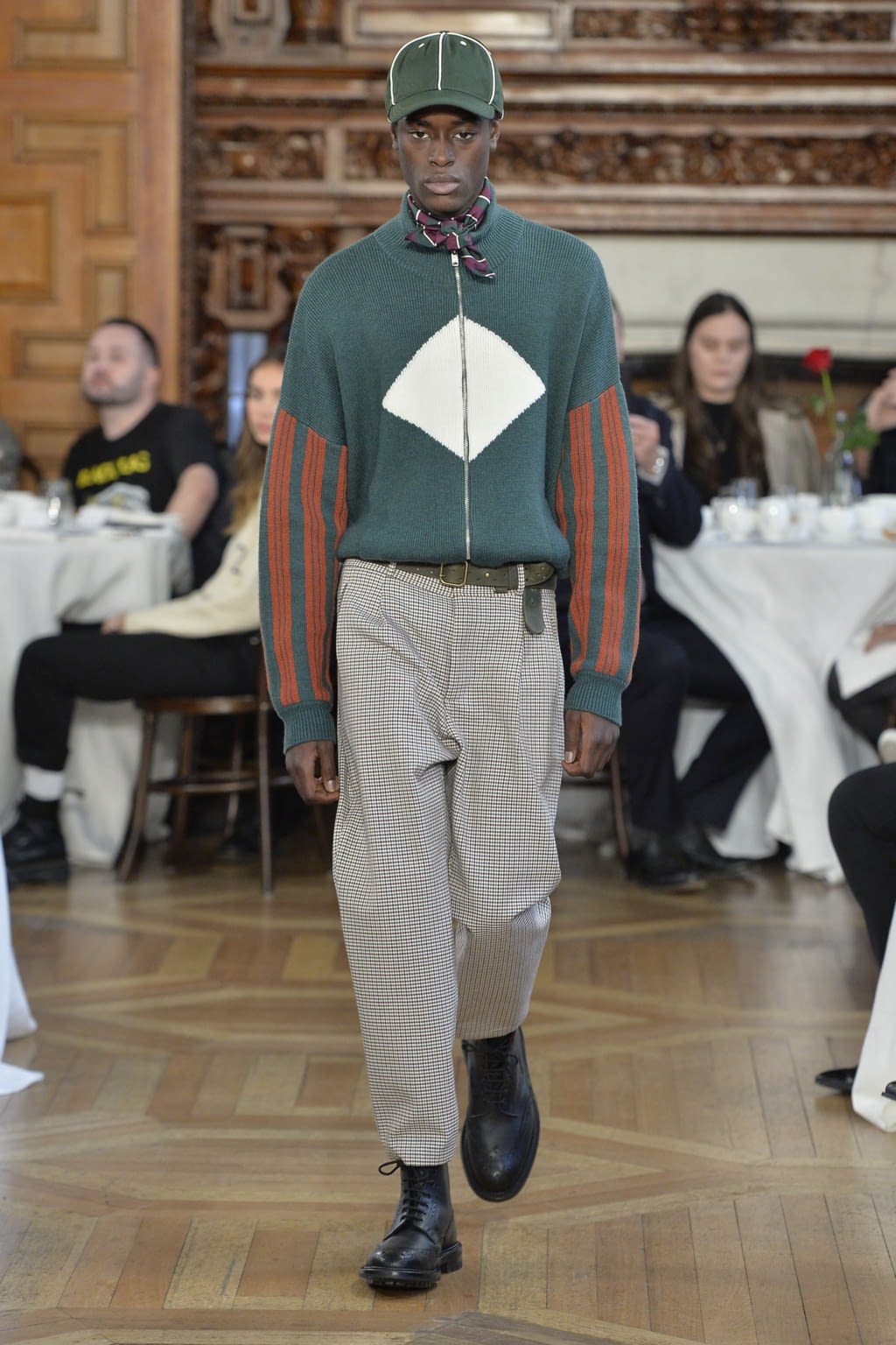 Fashion Week London Fall/Winter 2019 look 12 from the Kent & Curwen collection menswear
